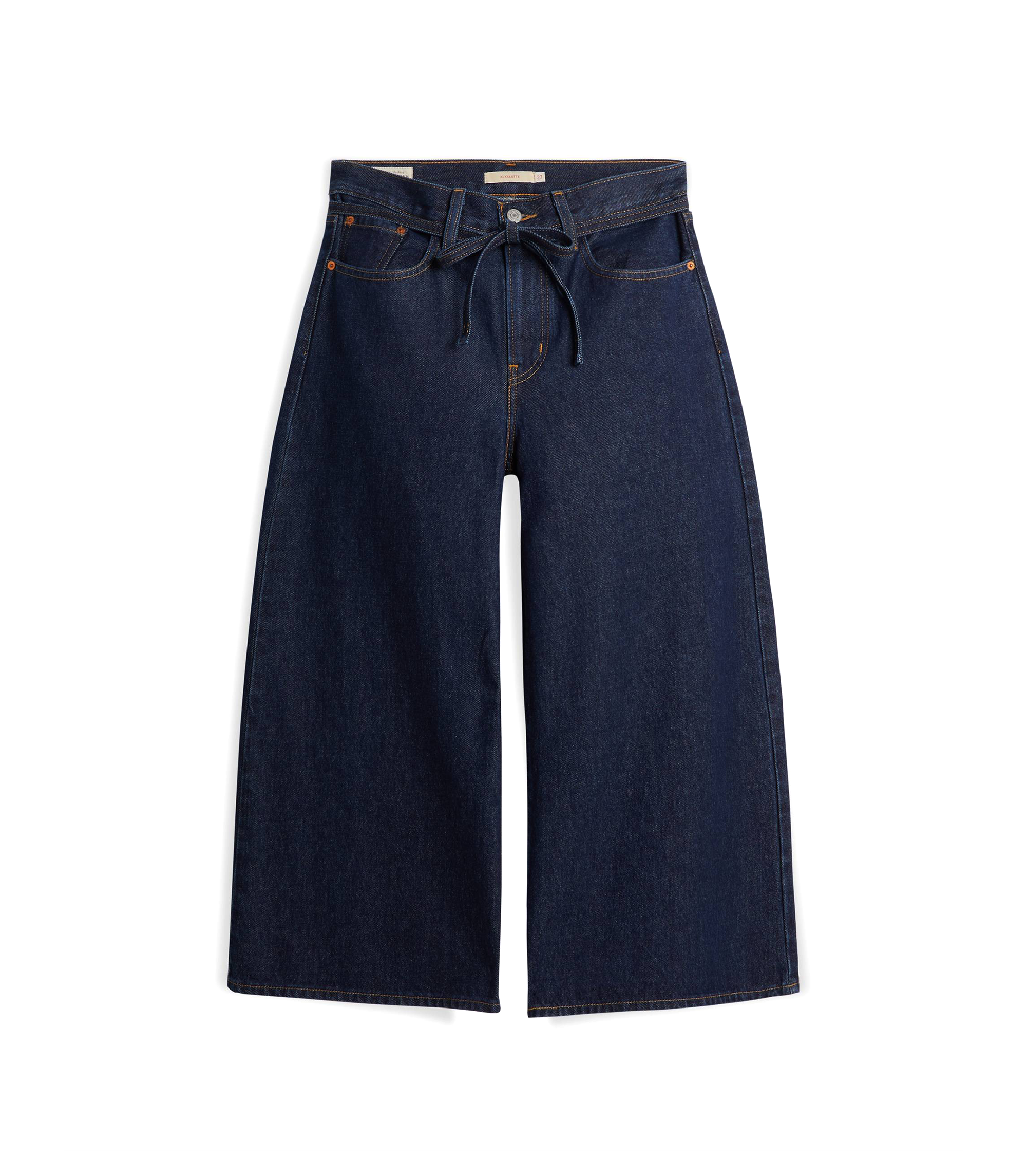 Women's XL Culotte Jeans - Shaded View