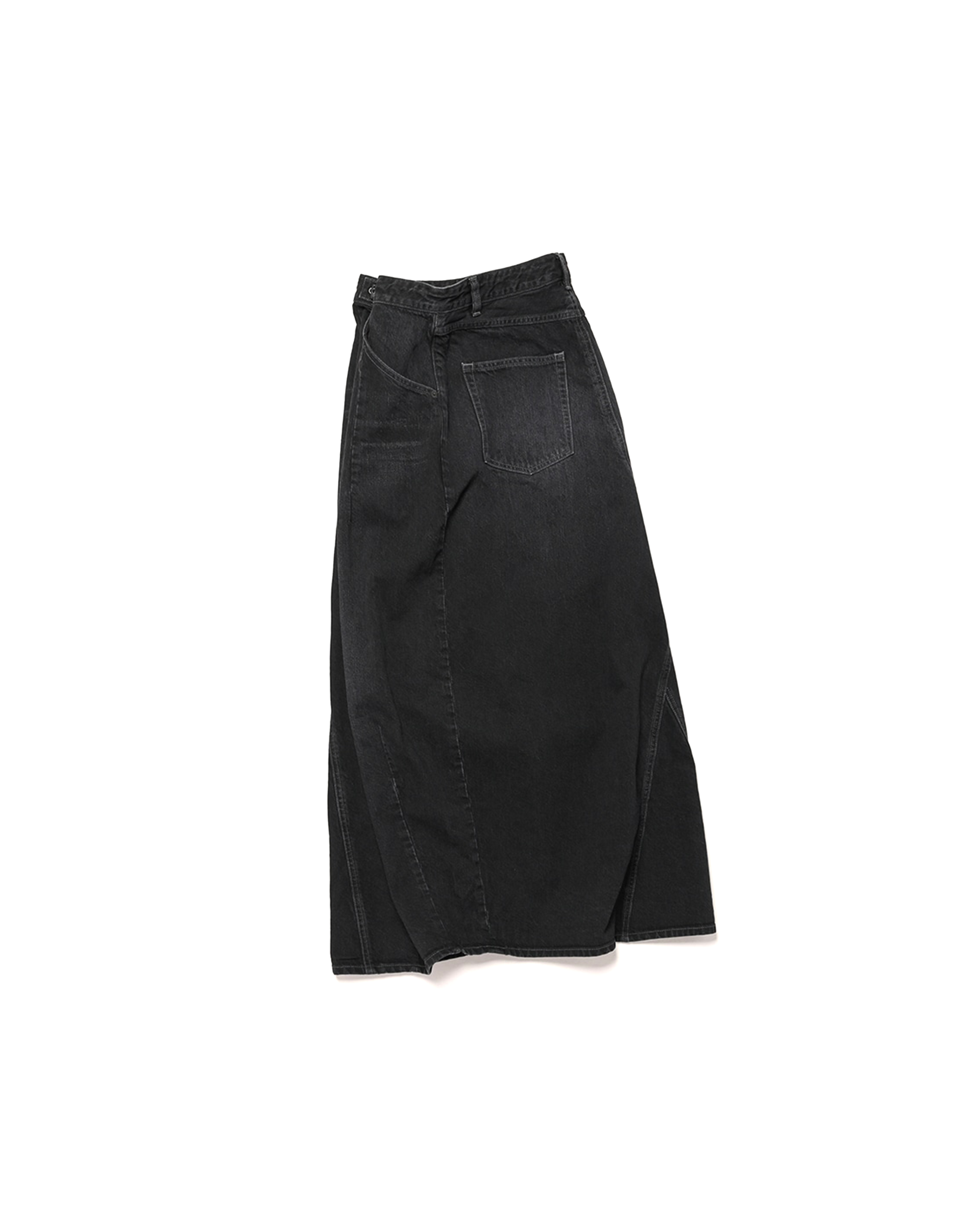 H.D. Denim Skirt - Black