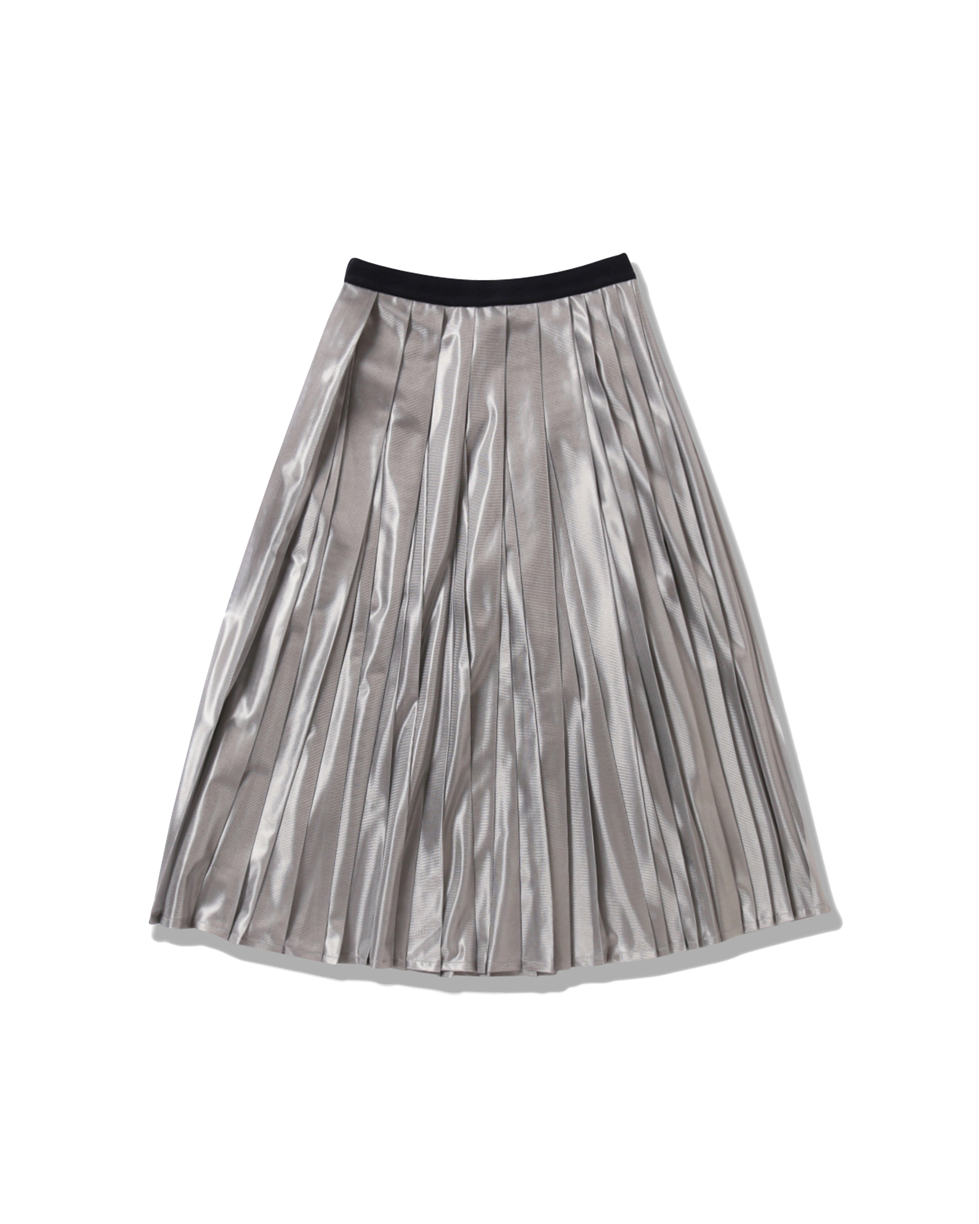 Silver Mesh Skirt - Silver