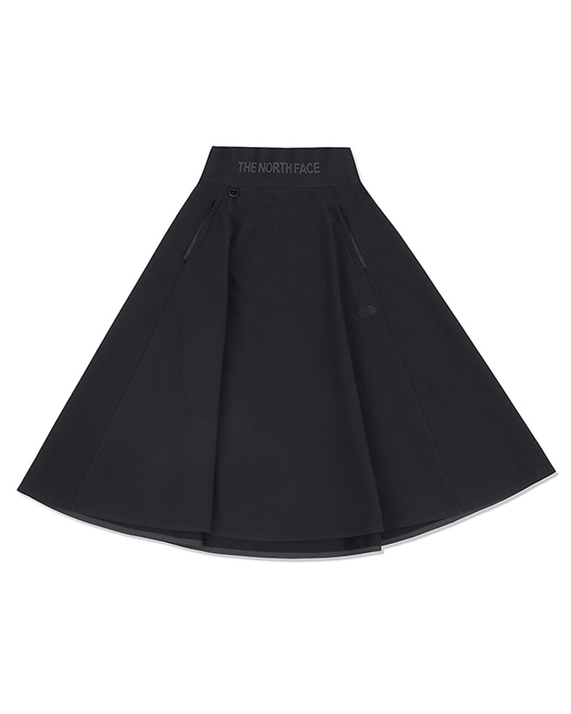 Women's Comfort Easy Circle Skirt - Black