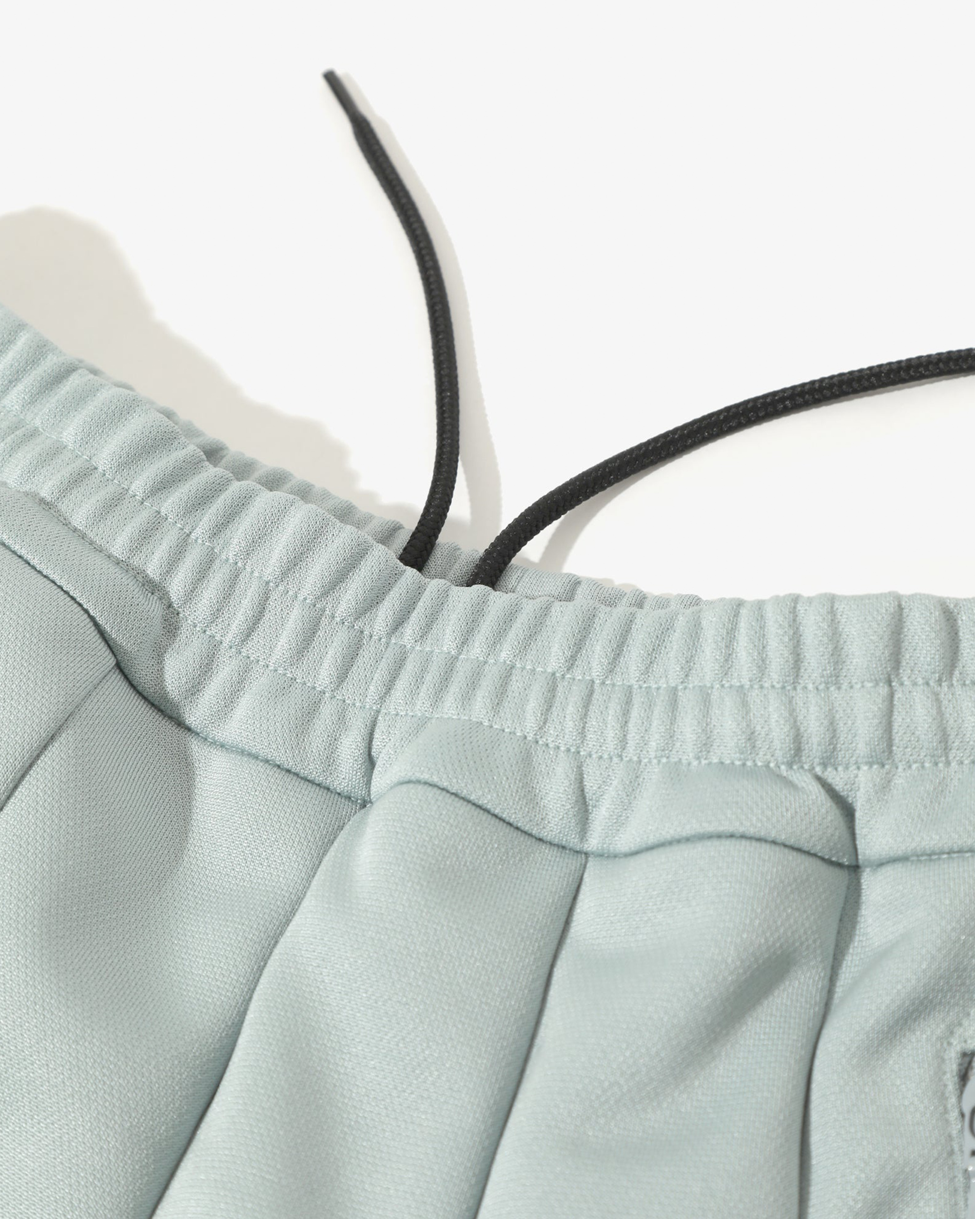 Poly Smooth Pleated Track Skirt - Sax