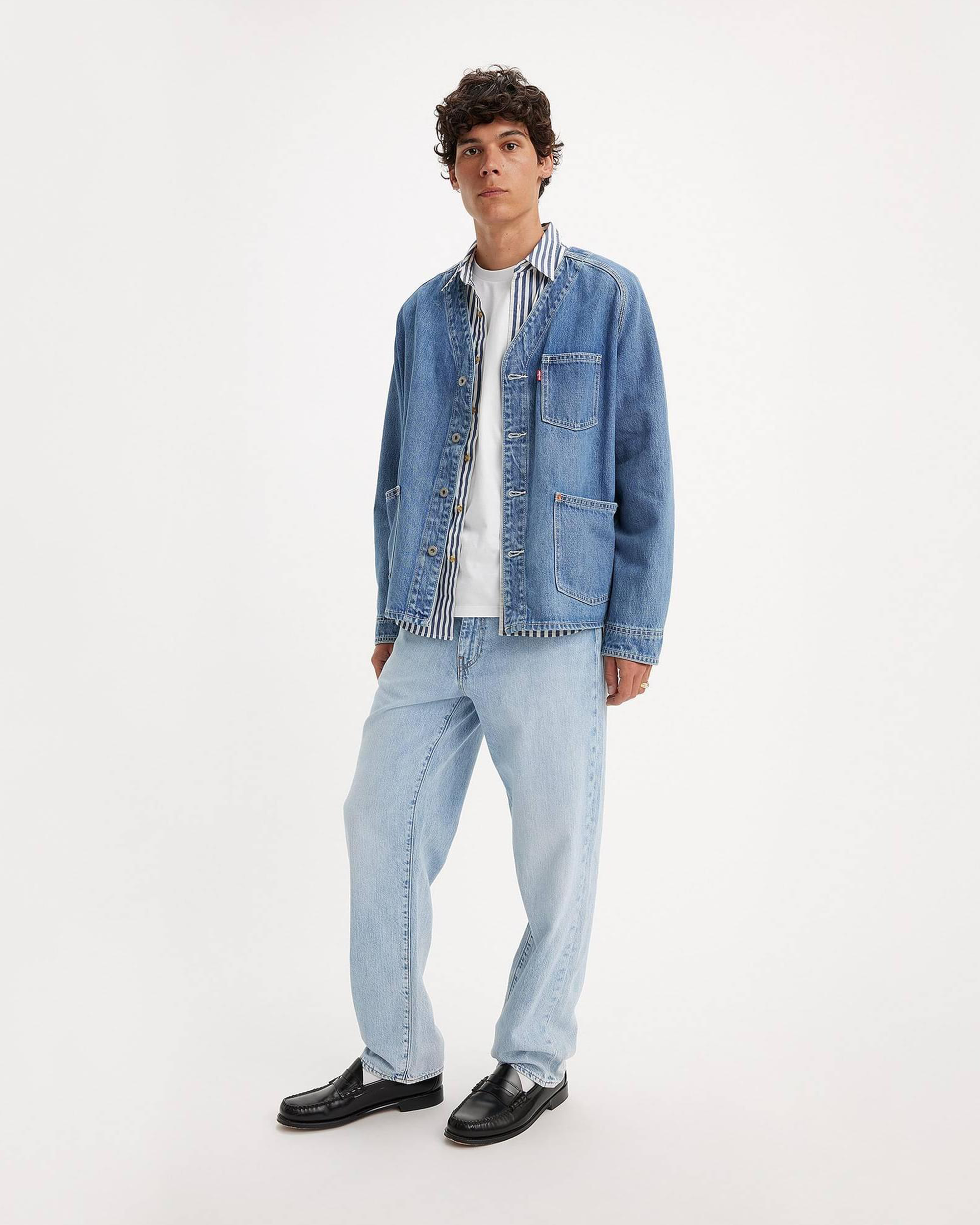 568 Loose Straight Jeans - Varsity Academia Lightweight