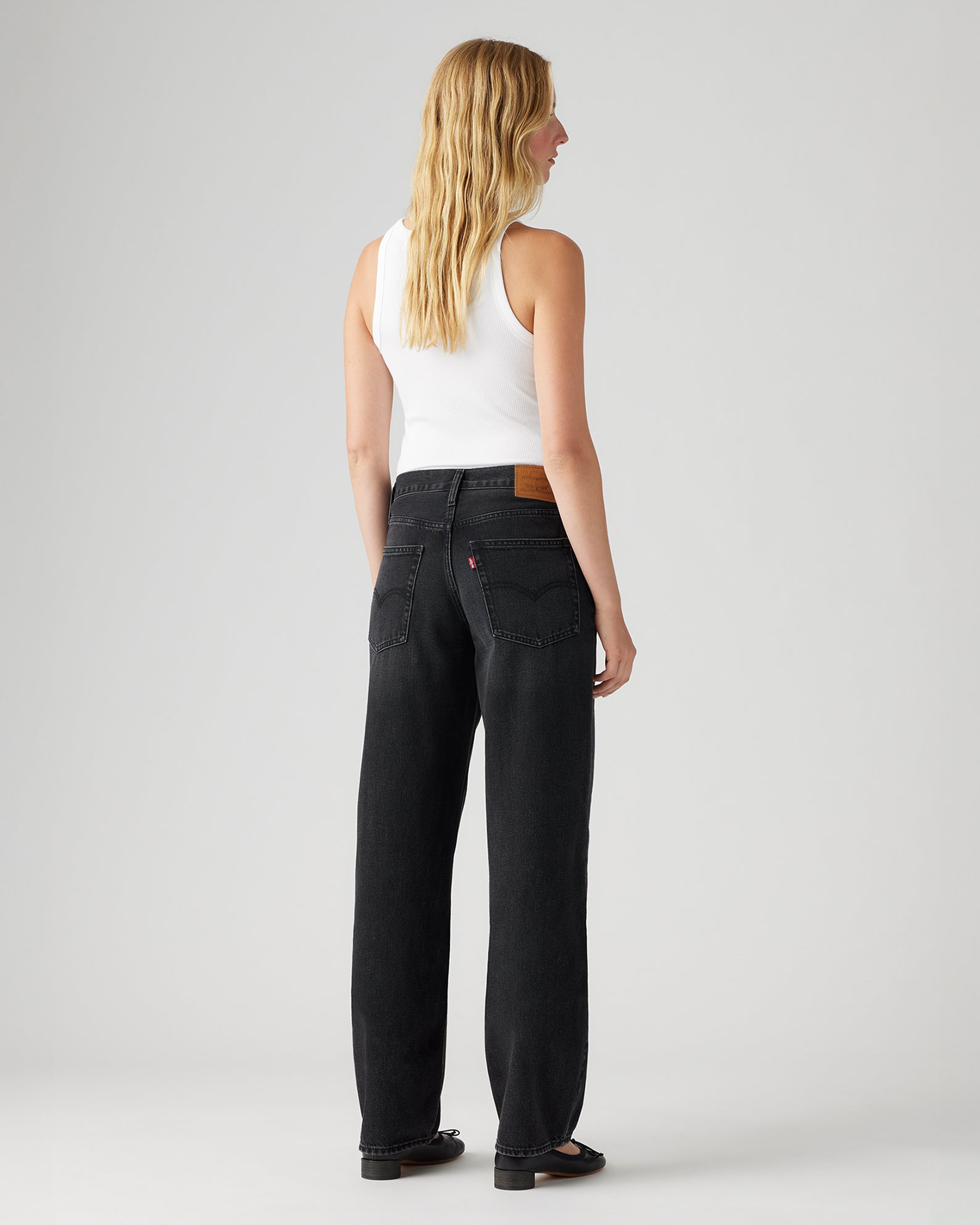Women's Baggy Dad Jeans - Shrink Up