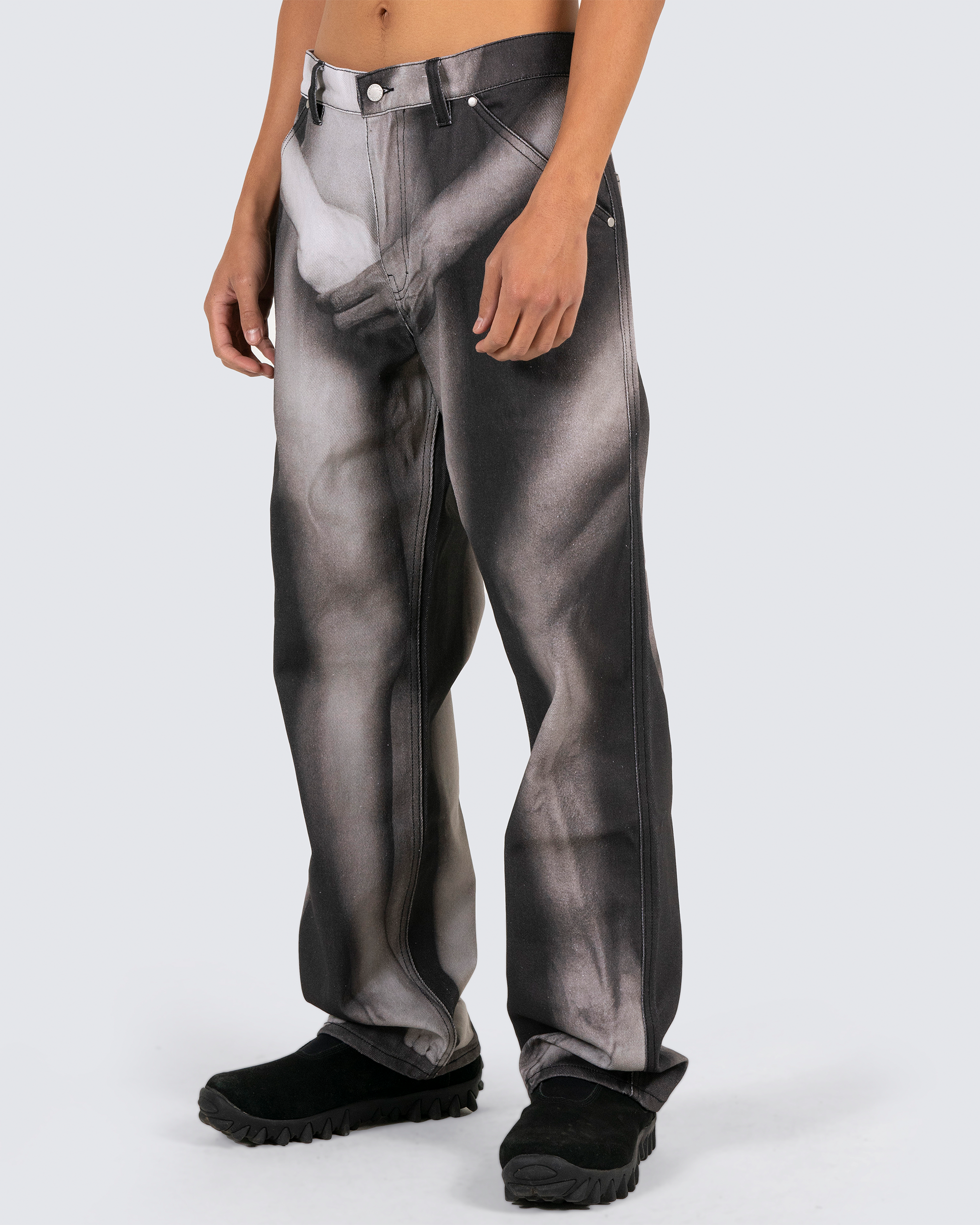 KLT Denim Pants - Grey