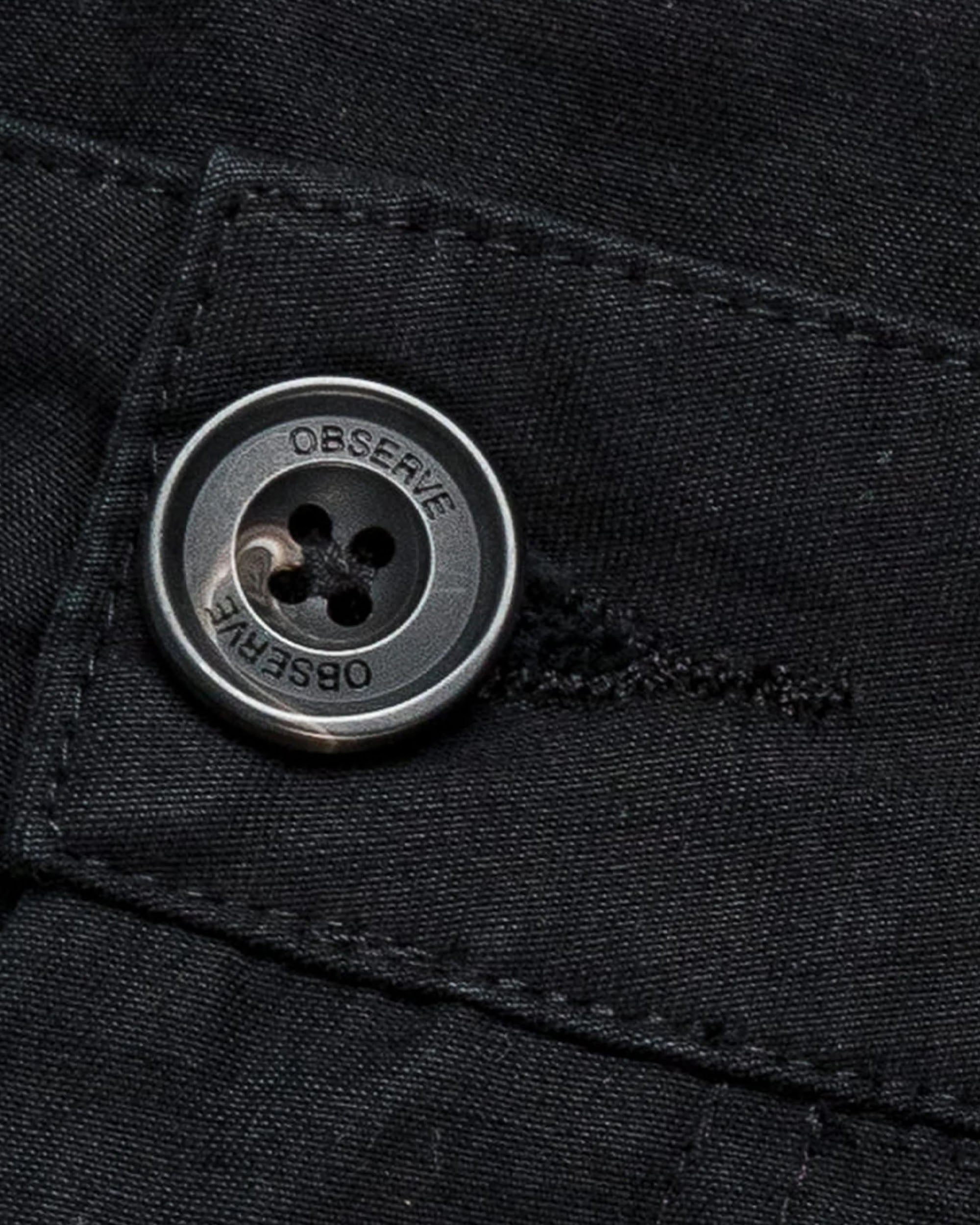 Reverse Twill Barrel Pant - Black