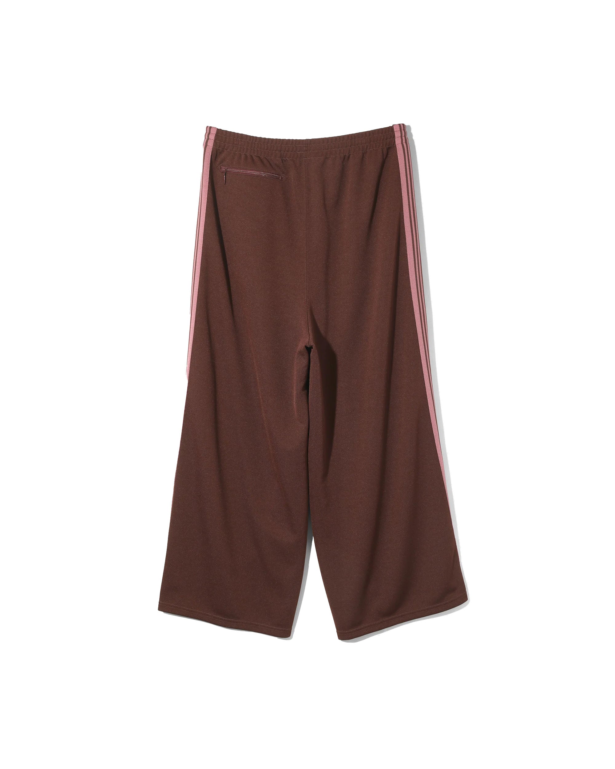 Poly Smooth H.D. Track Pants - Brown / Pink