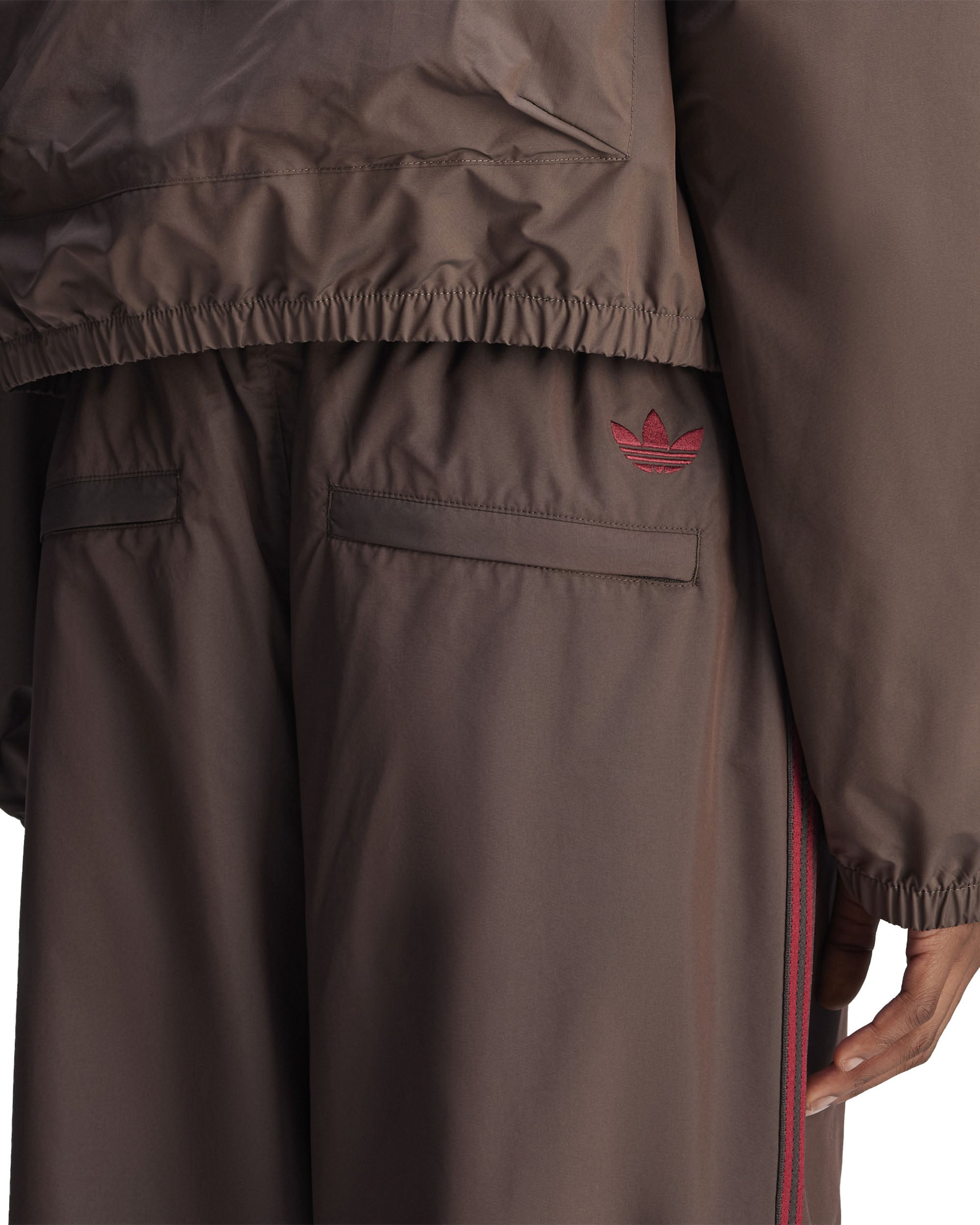 Wales Bonner Nylon Track Pants - Night Brown