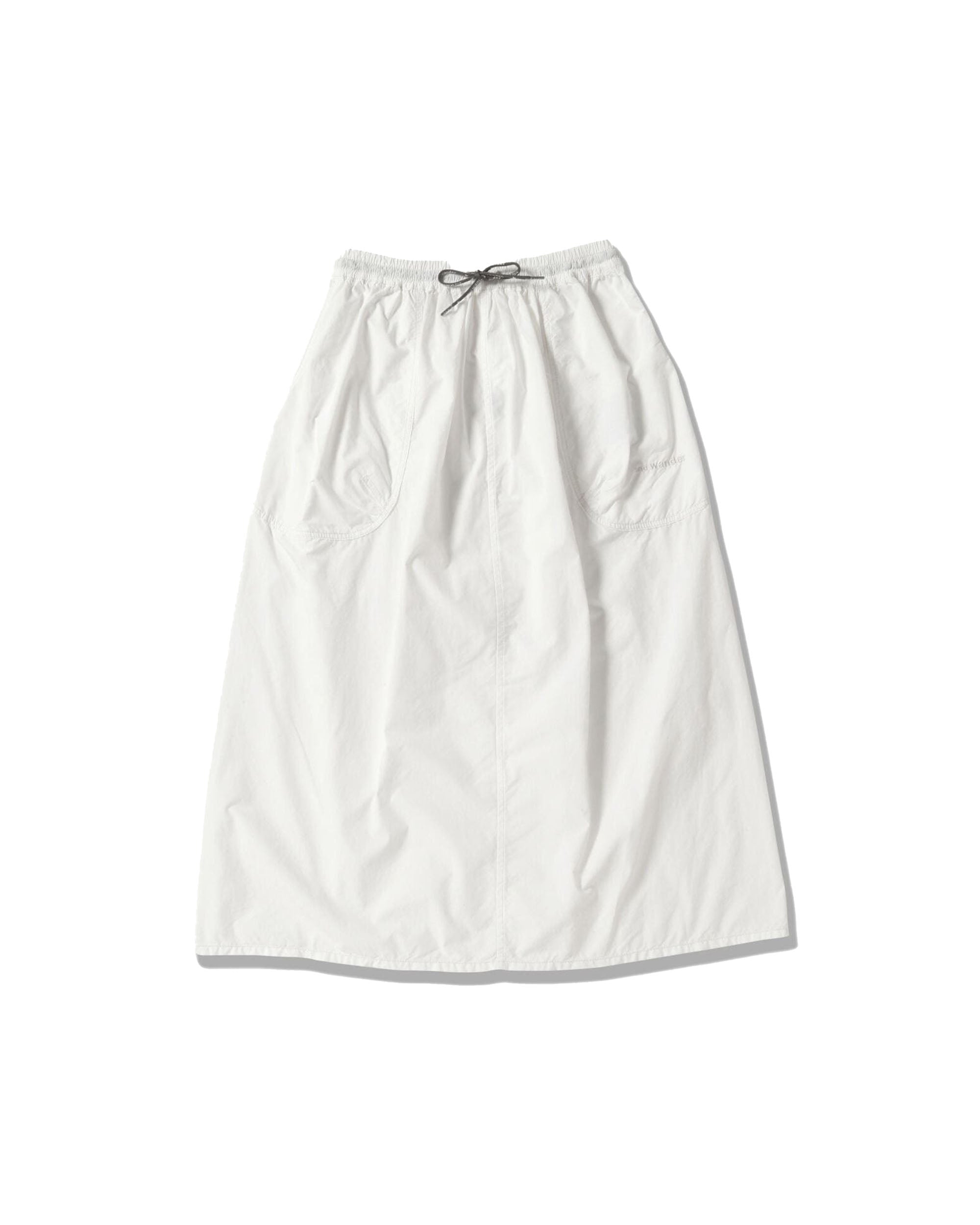 Cordura Cotton Rip Skirt - White