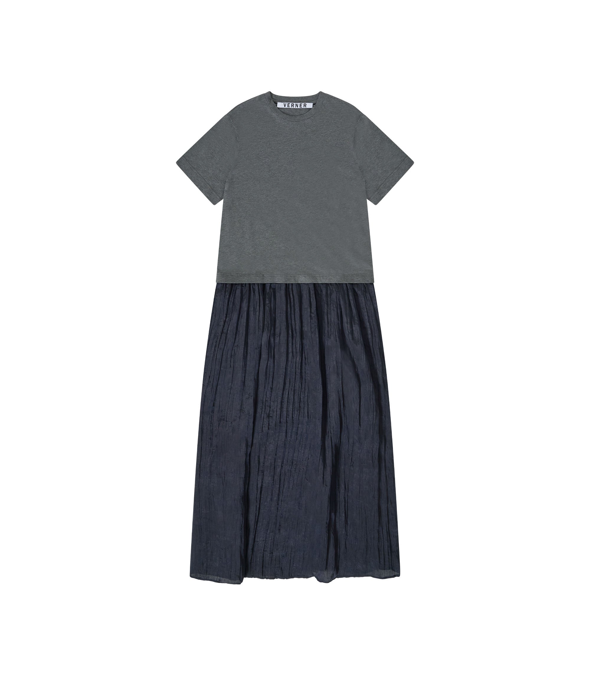 Grey T-Shirt Gown - Charcoal Marle / Charcoal