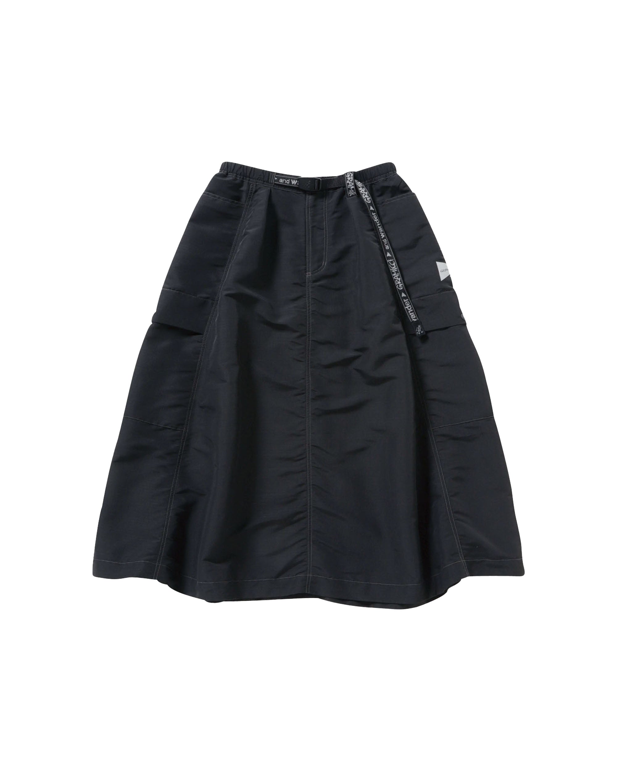 And Wander Ripstop Voyager Skirt - Black