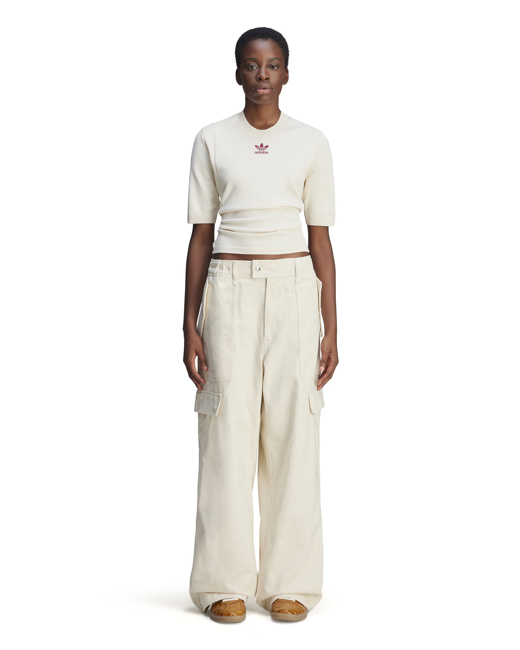 Wales Bonner Cargo Tracksuit Pant - White