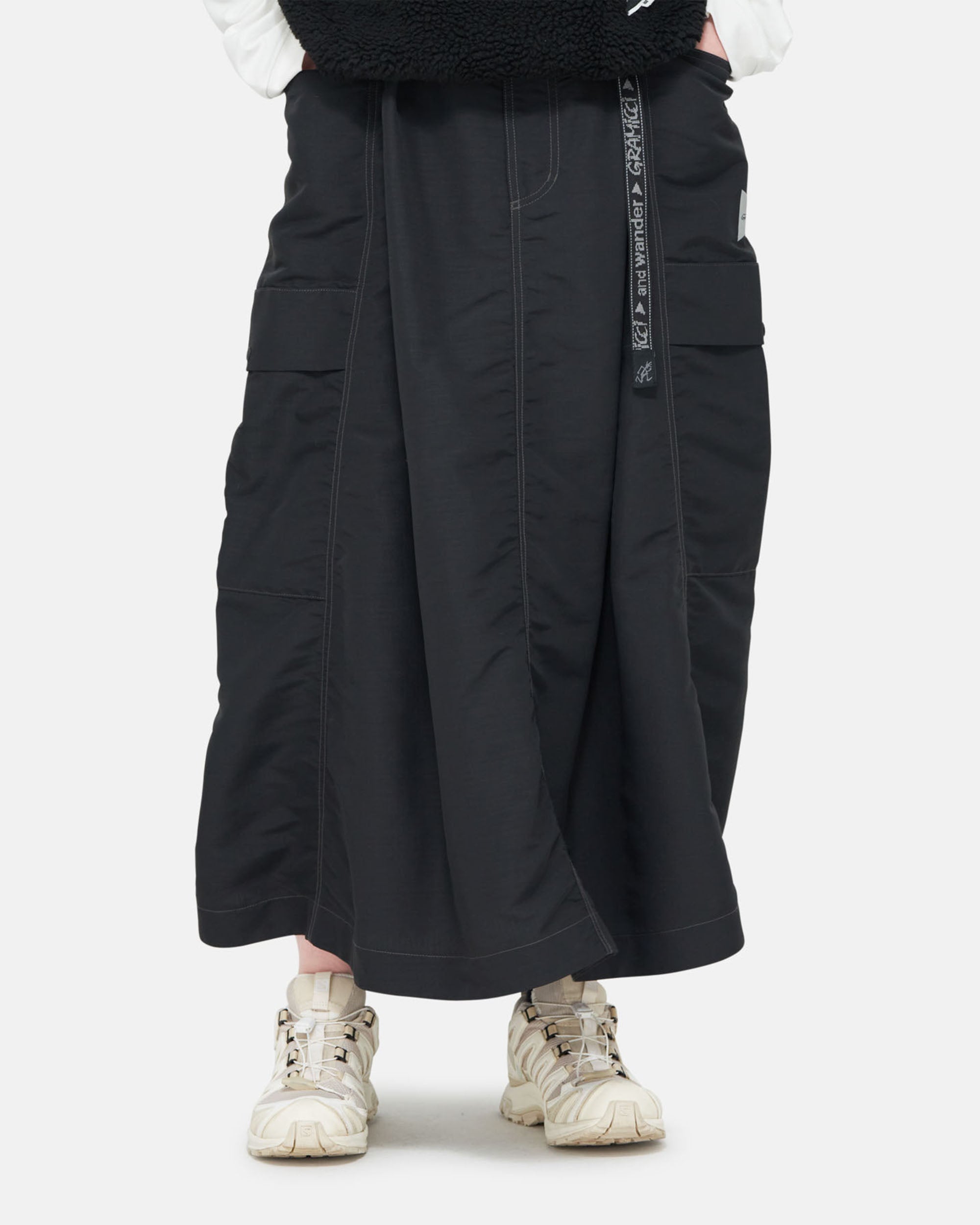 And Wander Ripstop Voyager Skirt - Black