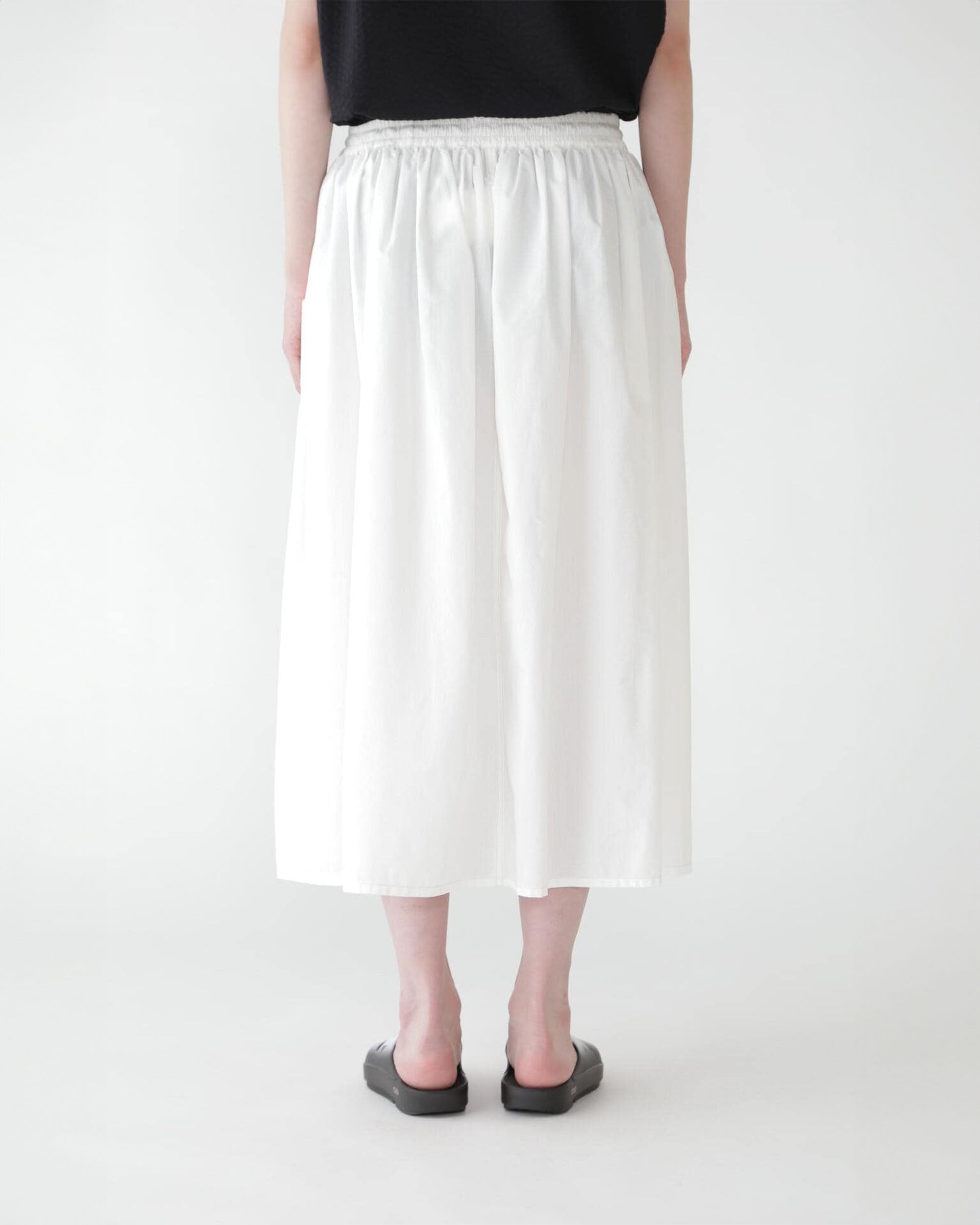 Cordura Cotton Rip Skirt - White