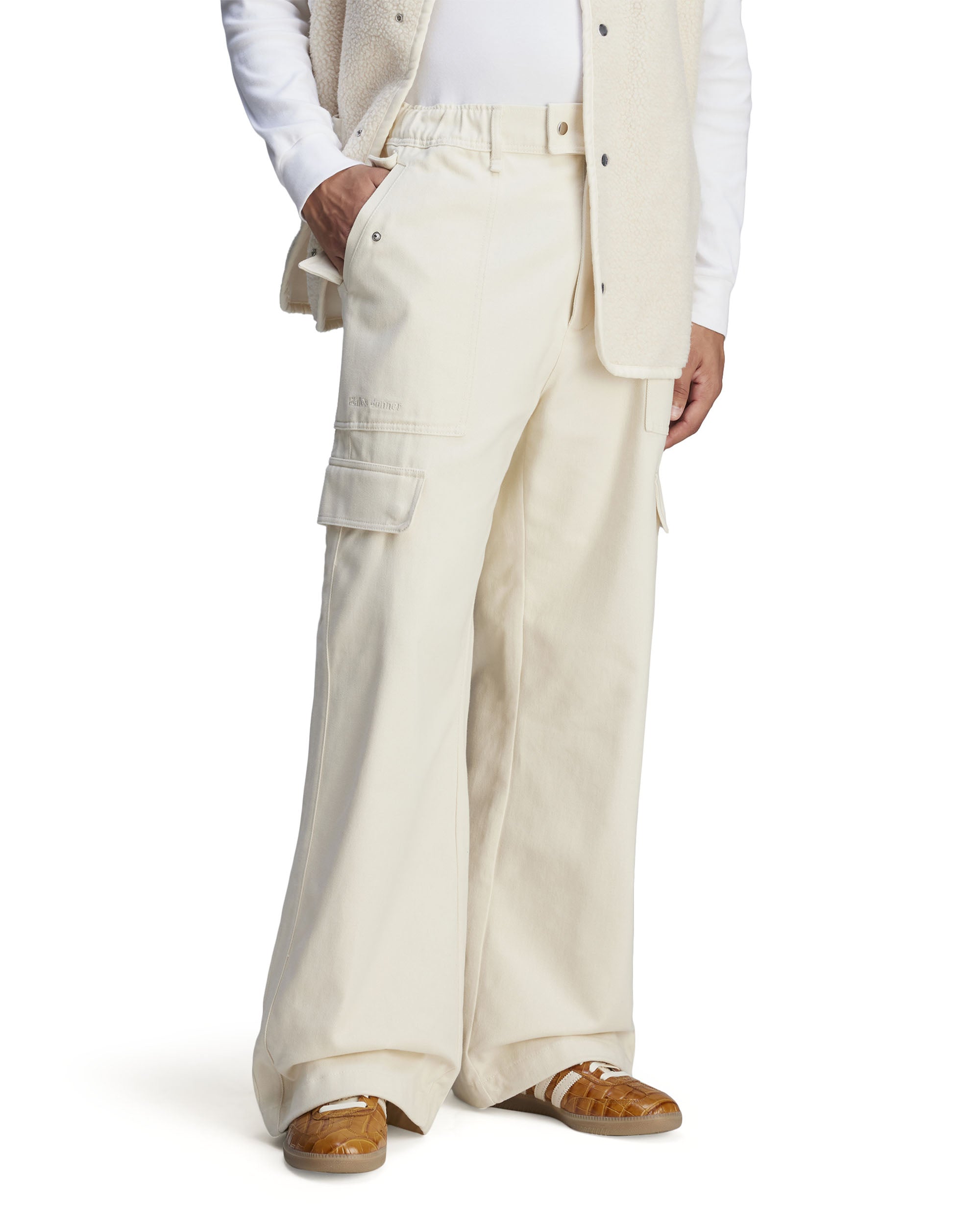 Wales Bonner Cargo Tracksuit Pant - White