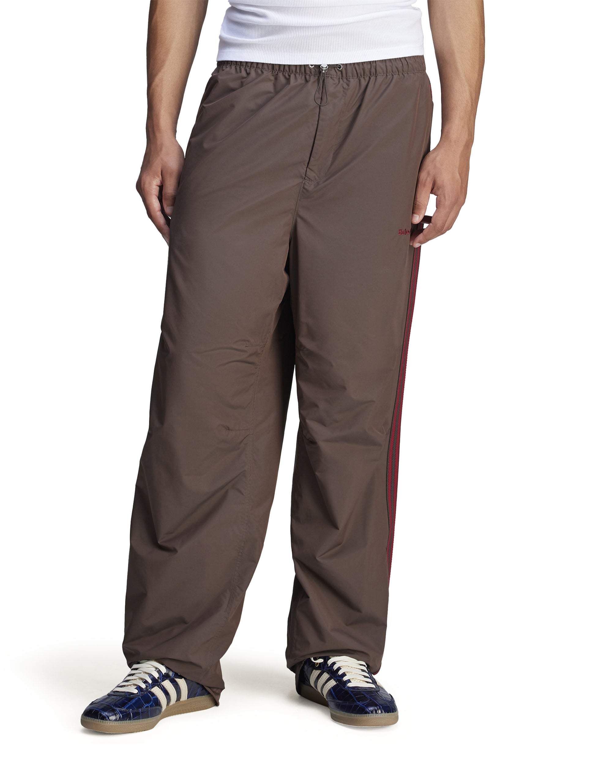 Wales Bonner Nylon Track Pants - Night Brown