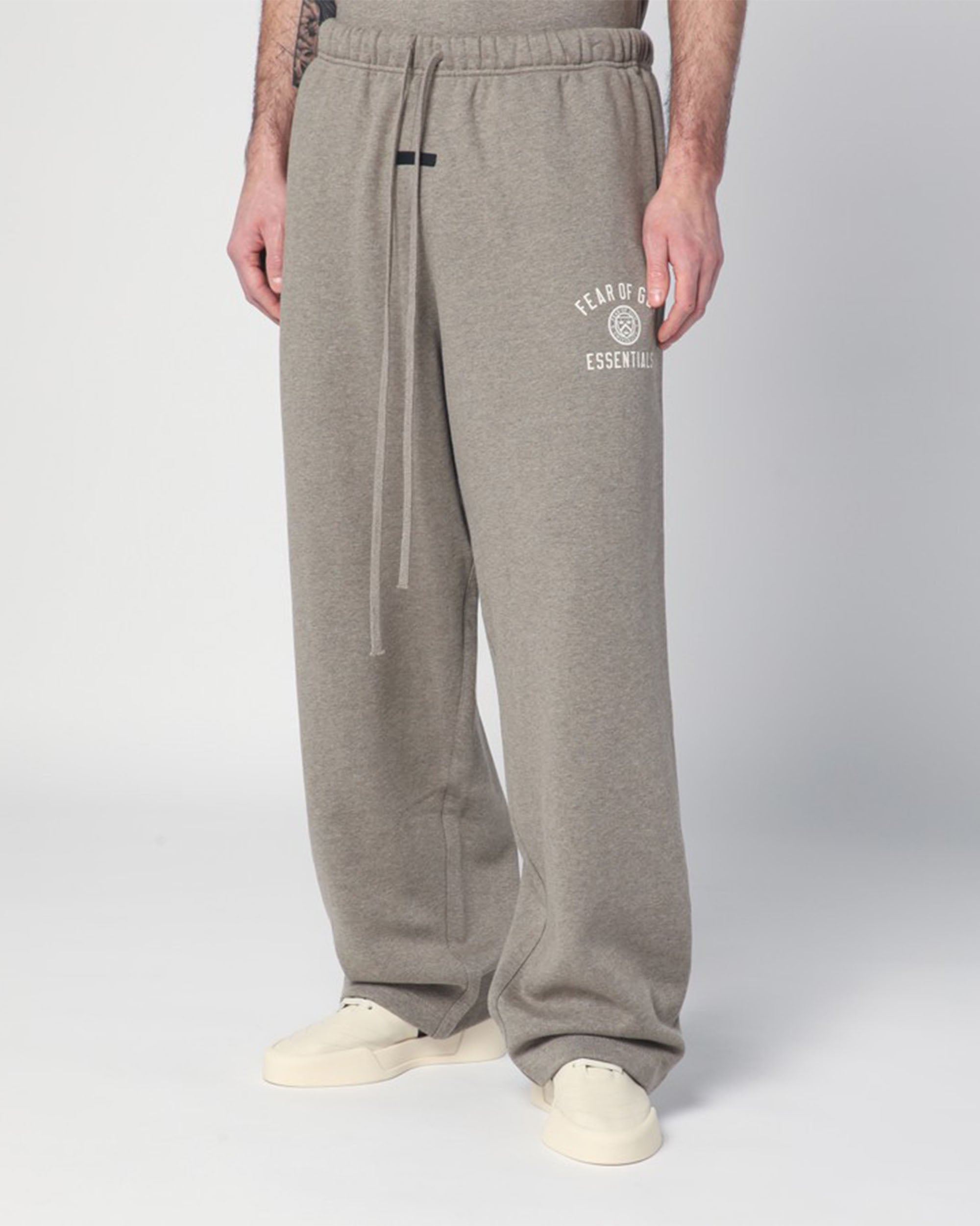 Fleece Relaxed Sweatpant 'University' - Heather Gray