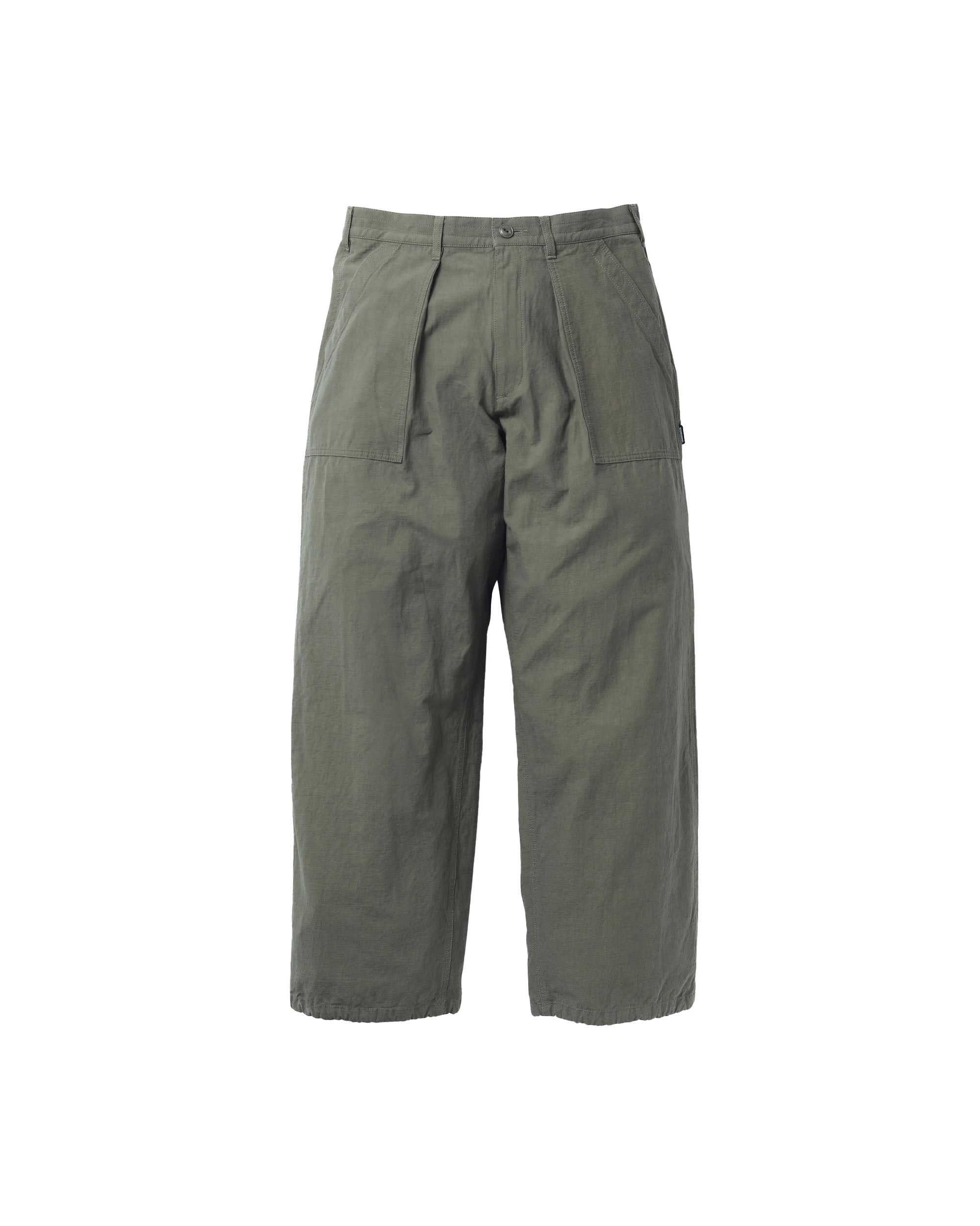 Wide Baker Pants - Olive Drab