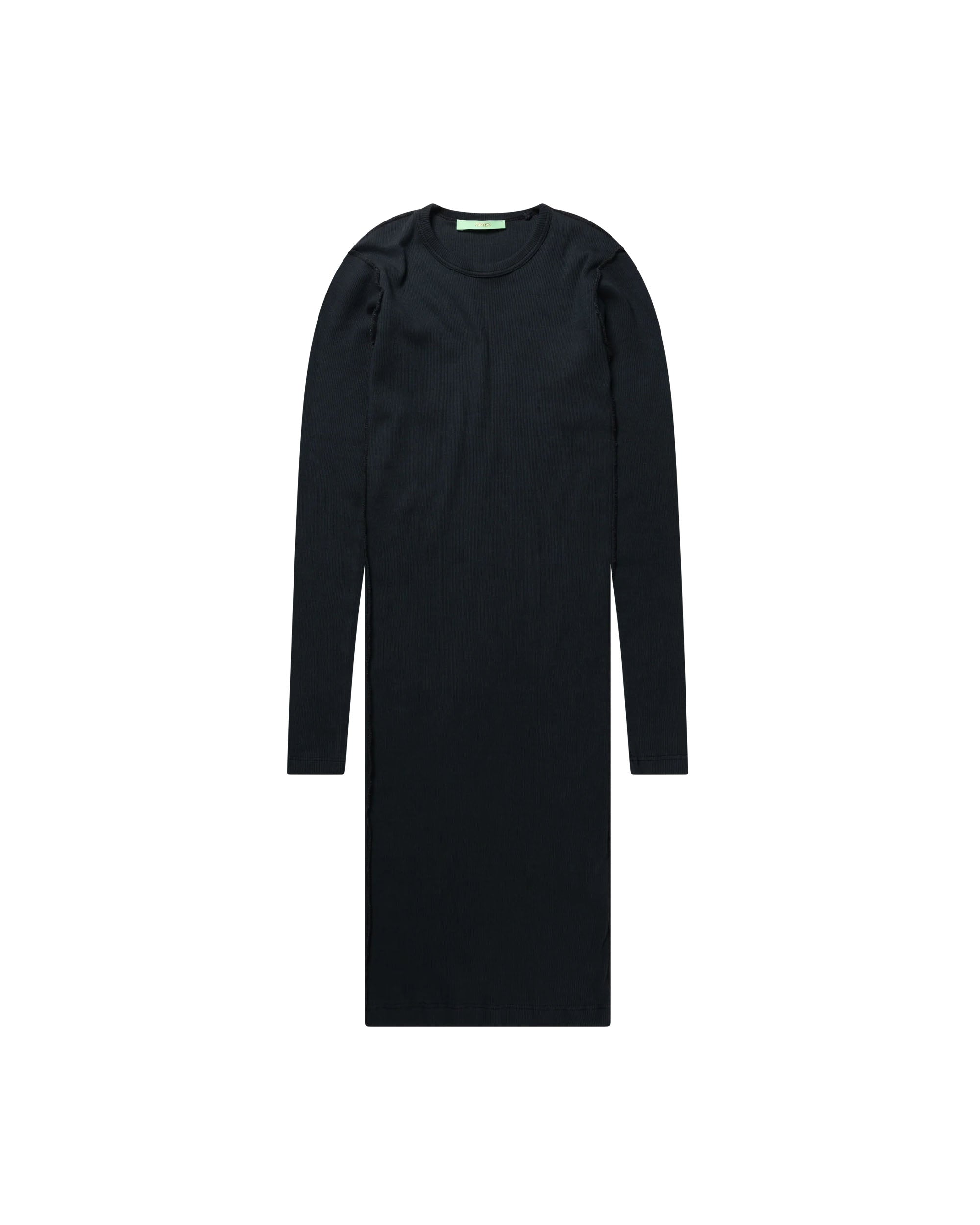 Ancient Temple LS Dress - Black