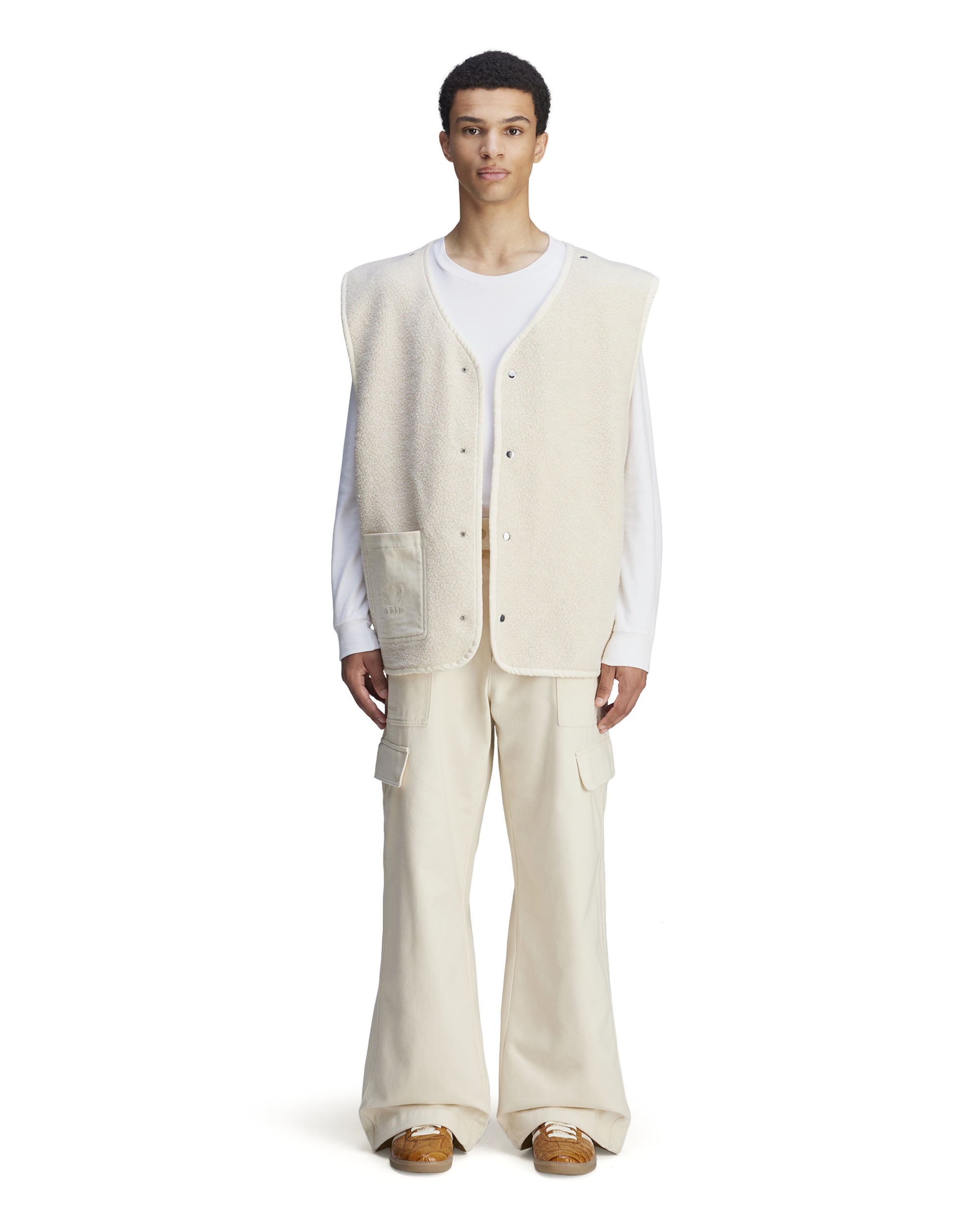 Wales Bonner Cargo Tracksuit Pant - White