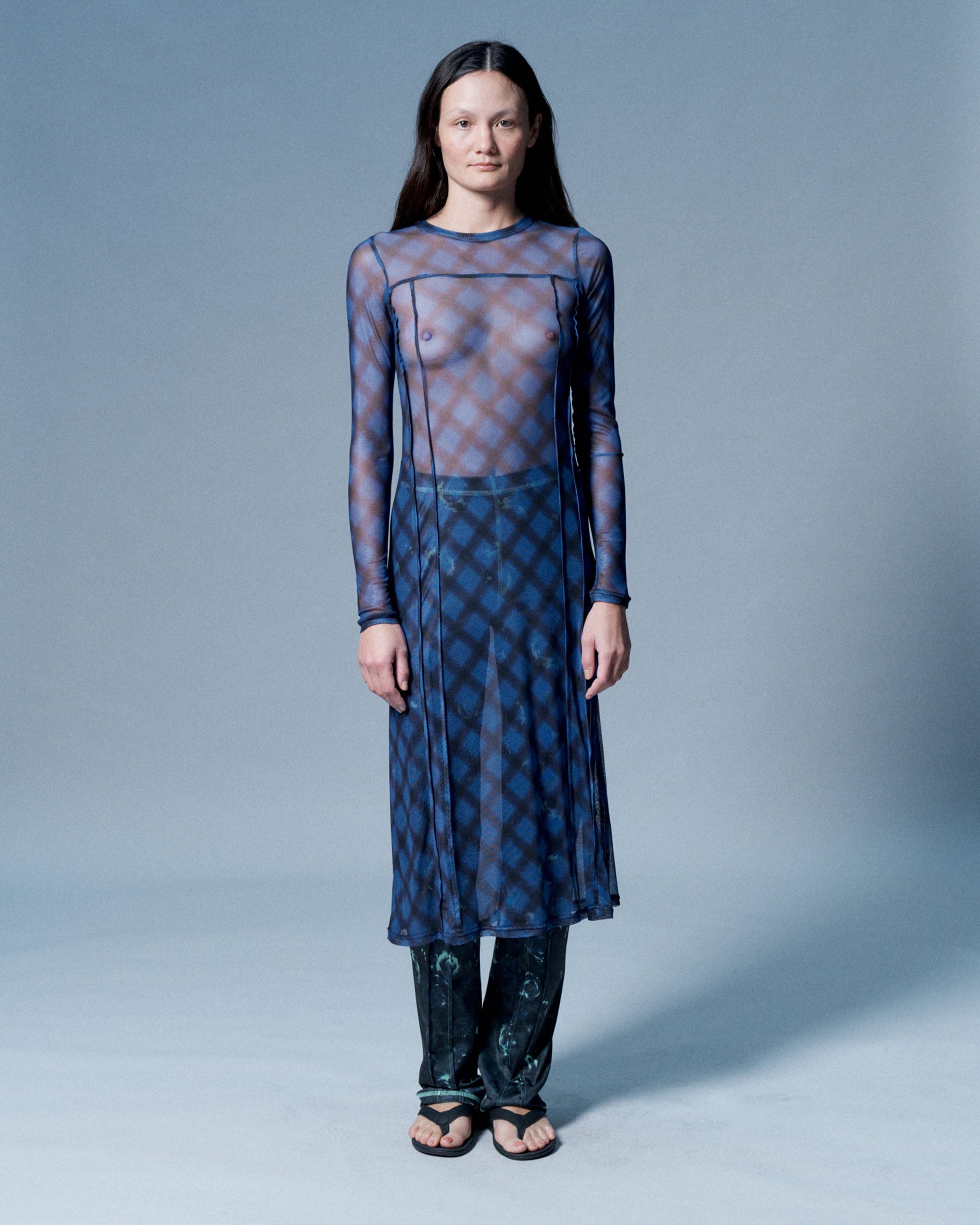 Criss-Cross Dress - Blue