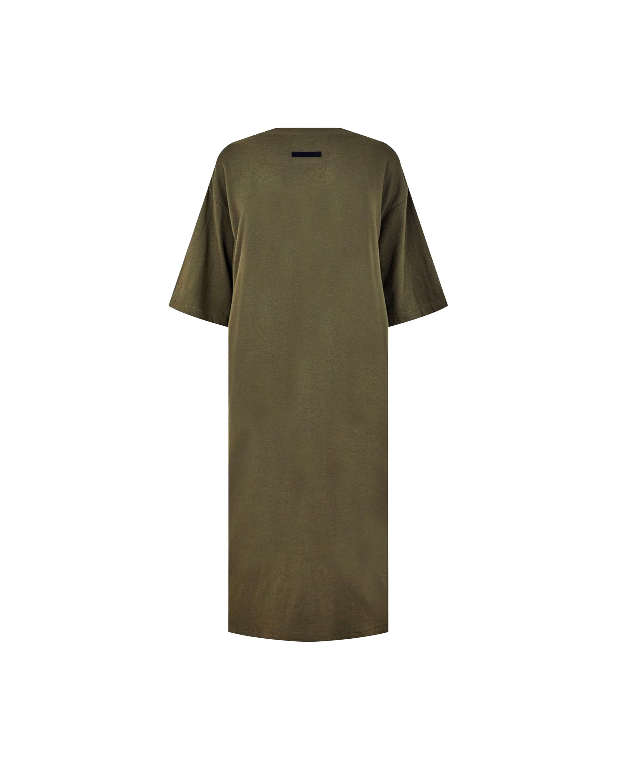 Women's Tri-Blend 3/4 Sleeve Dress - Military