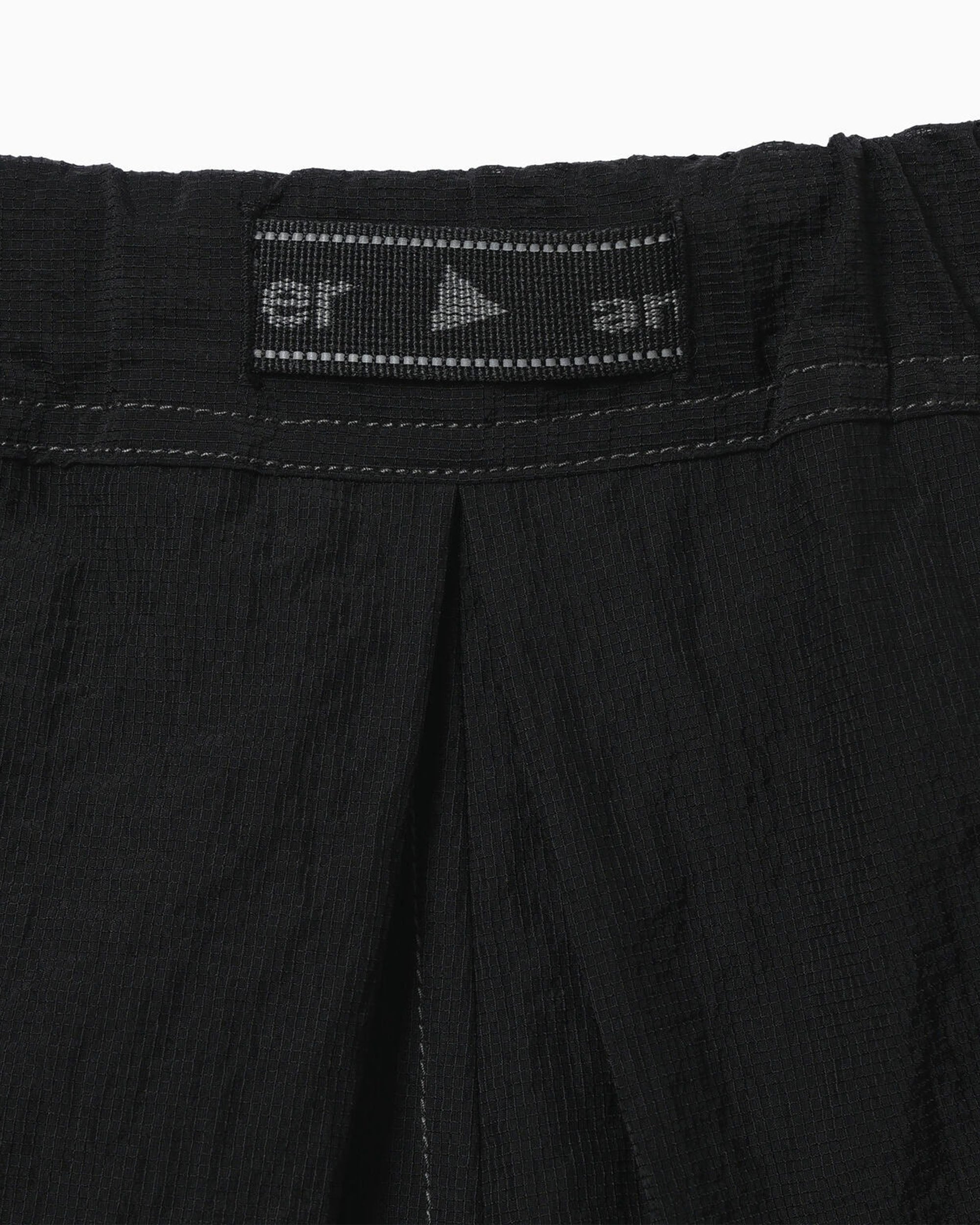 Sheer Ripstop Sarouel Pants - Black