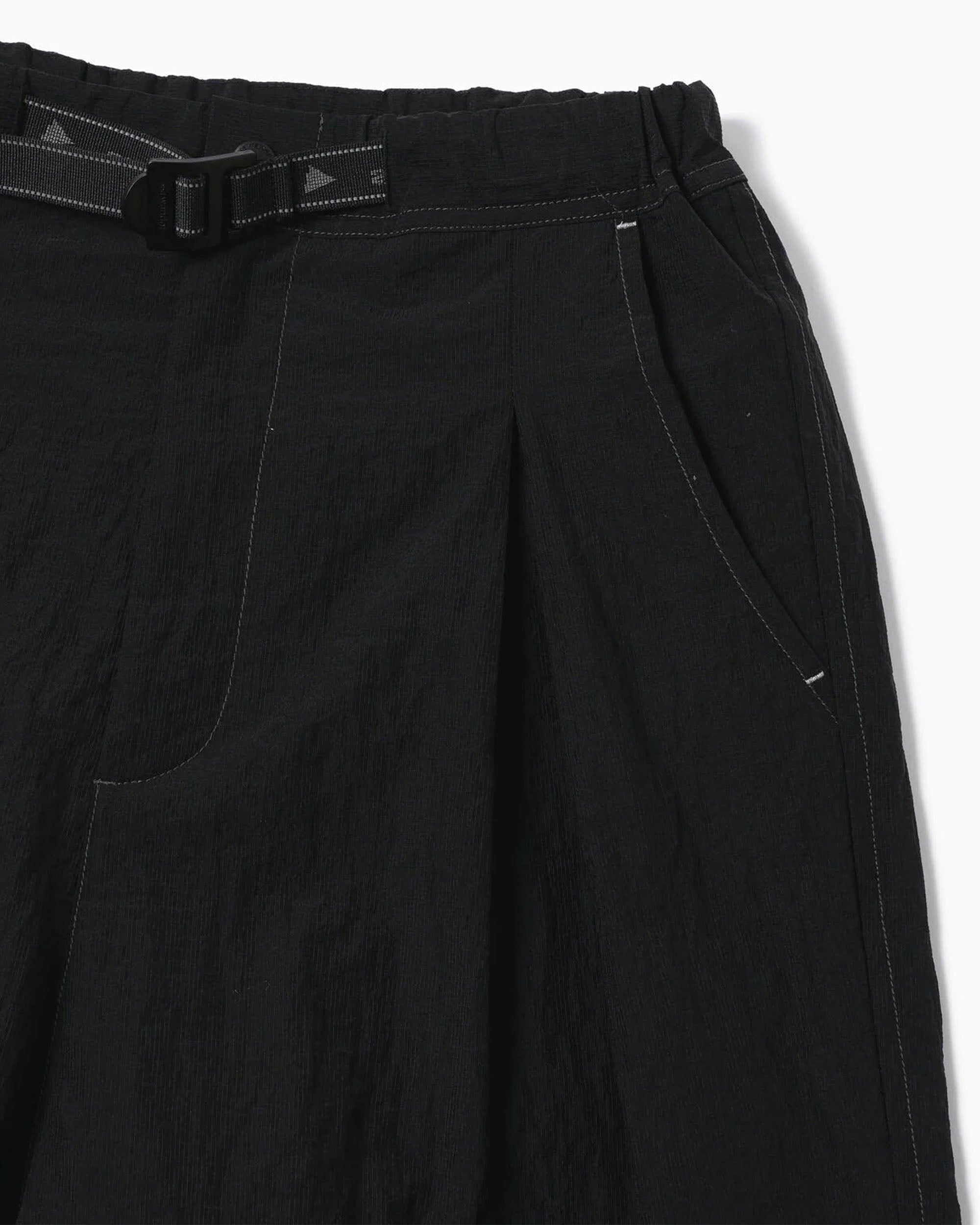 Sheer Ripstop Sarouel Pants - Black