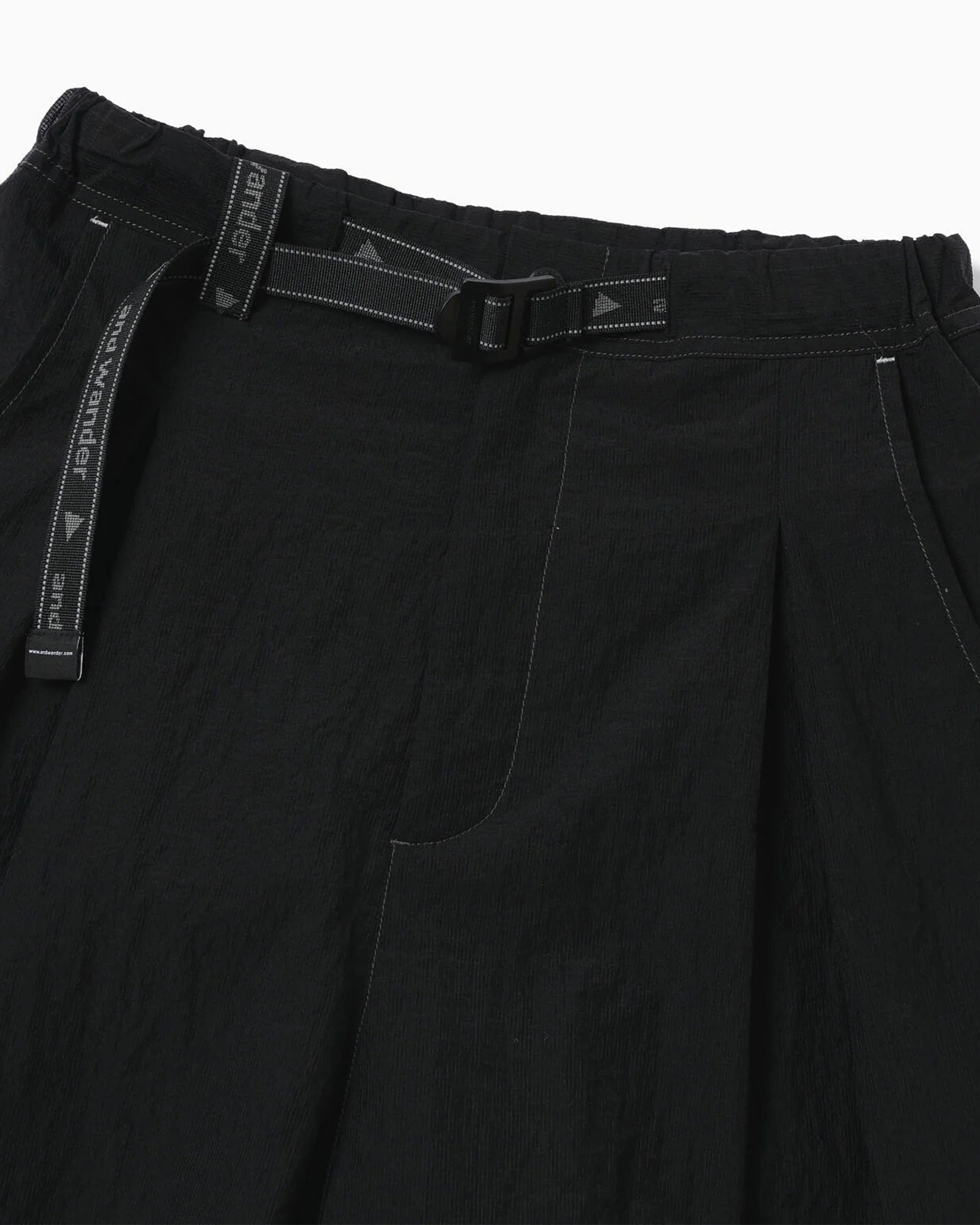 Sheer Ripstop Sarouel Pants - Black