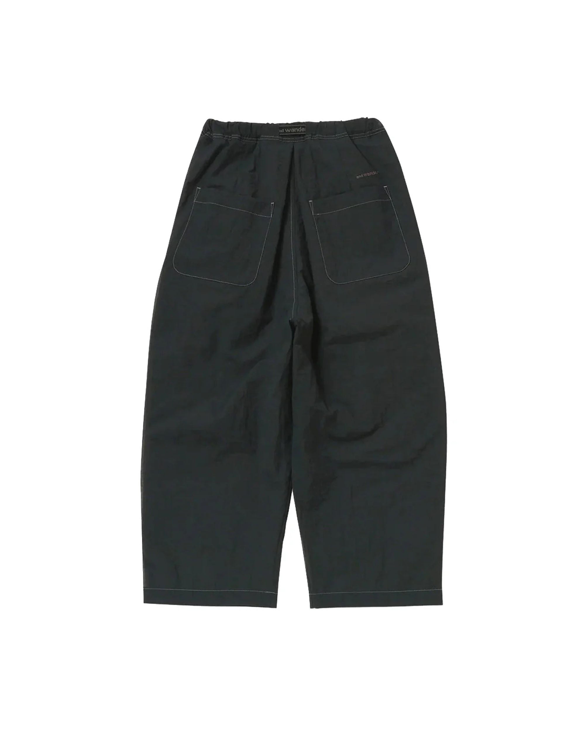 Sheer Ripstop Sarouel Pants - Black