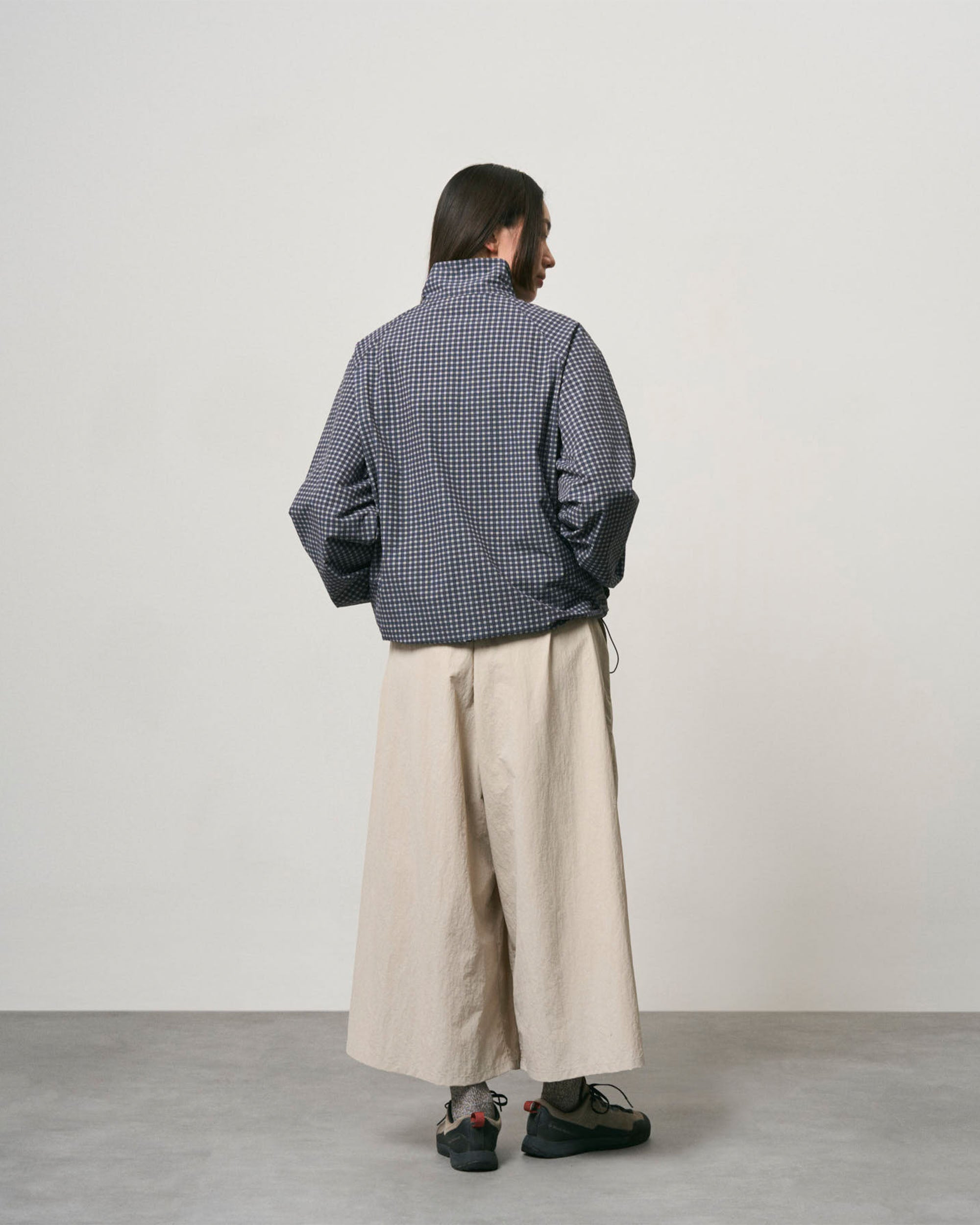 Nylon Flare Pant - Stone