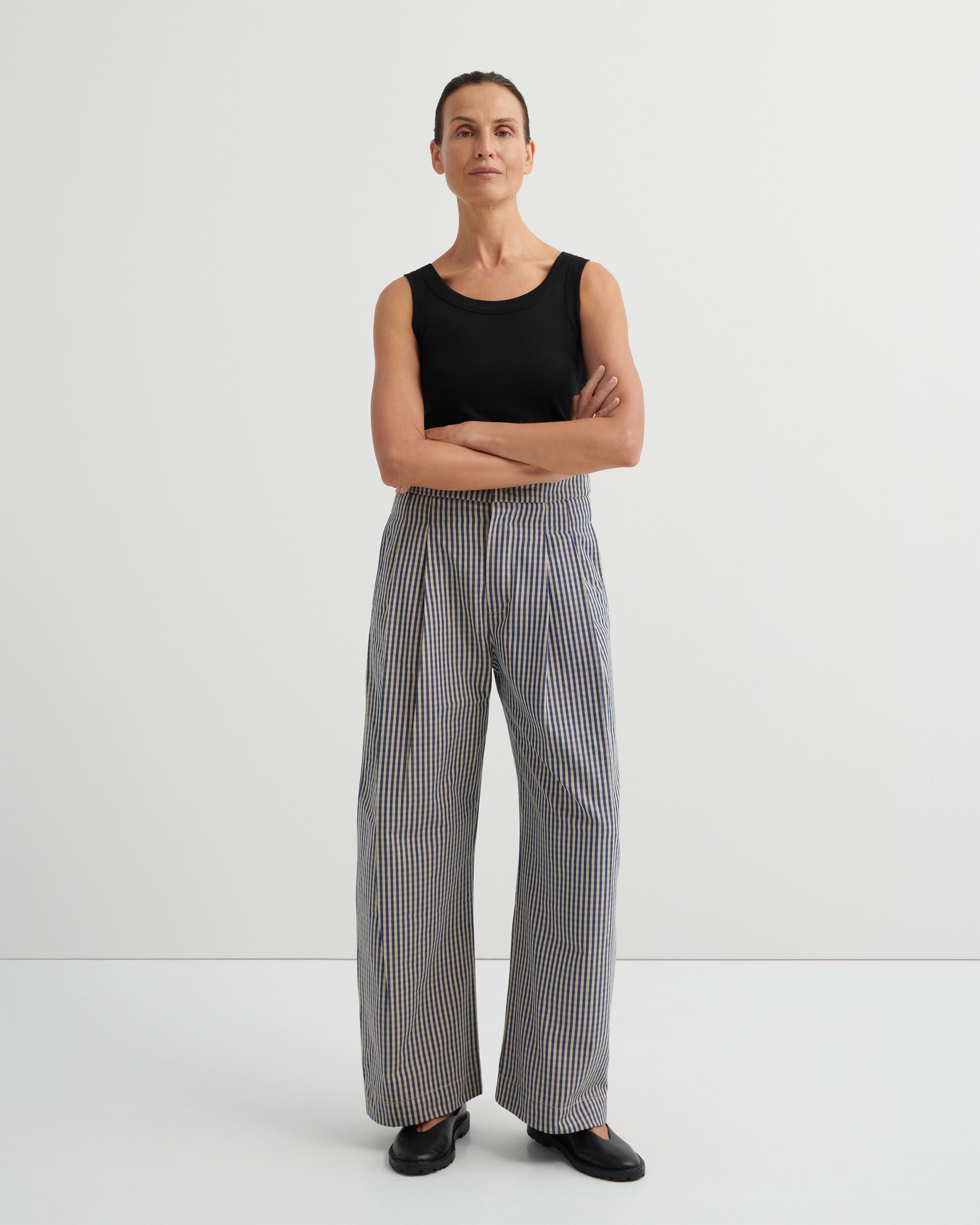 Sculpt Pant - Landscape Check