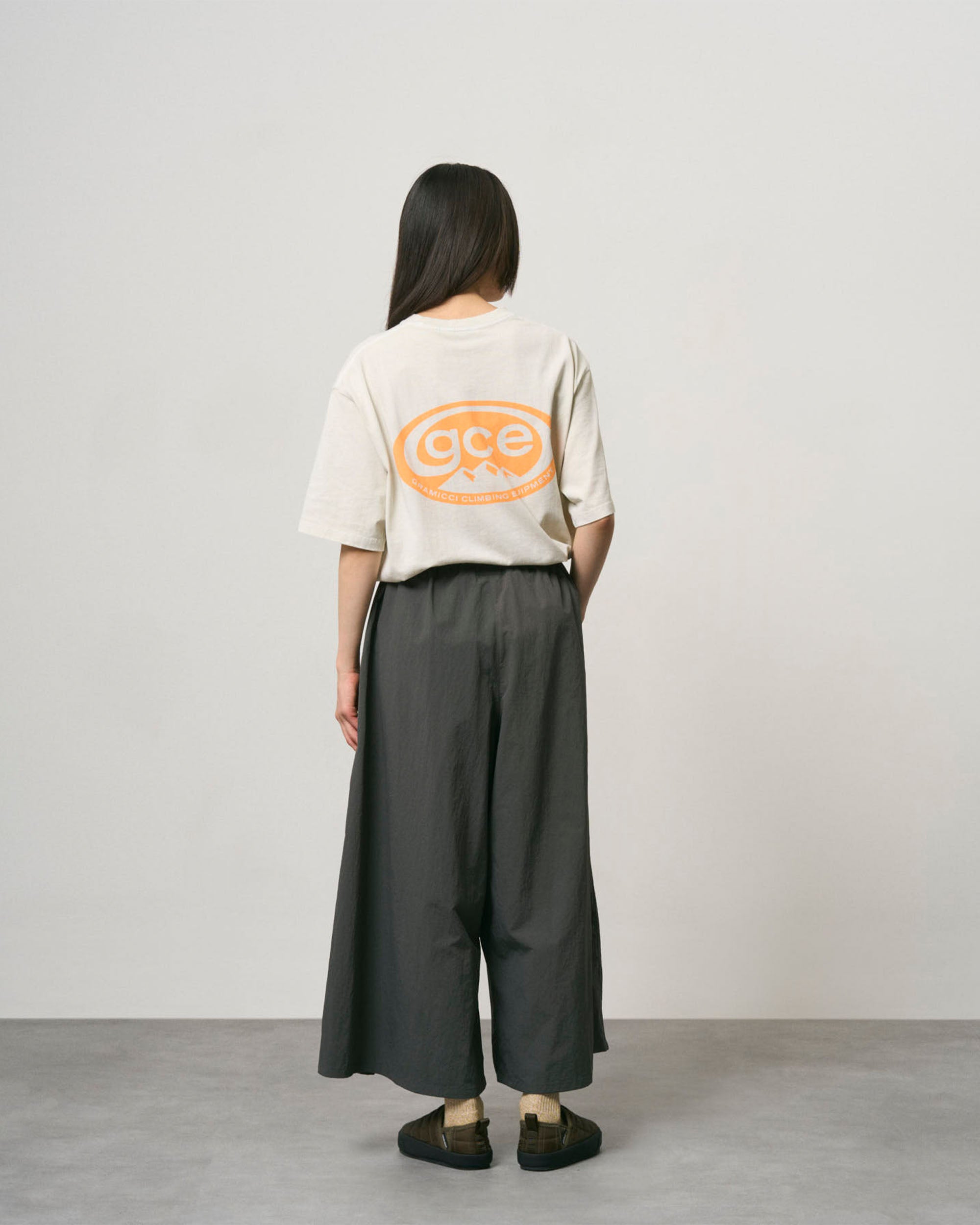Nylon Flare Pant - Carbon