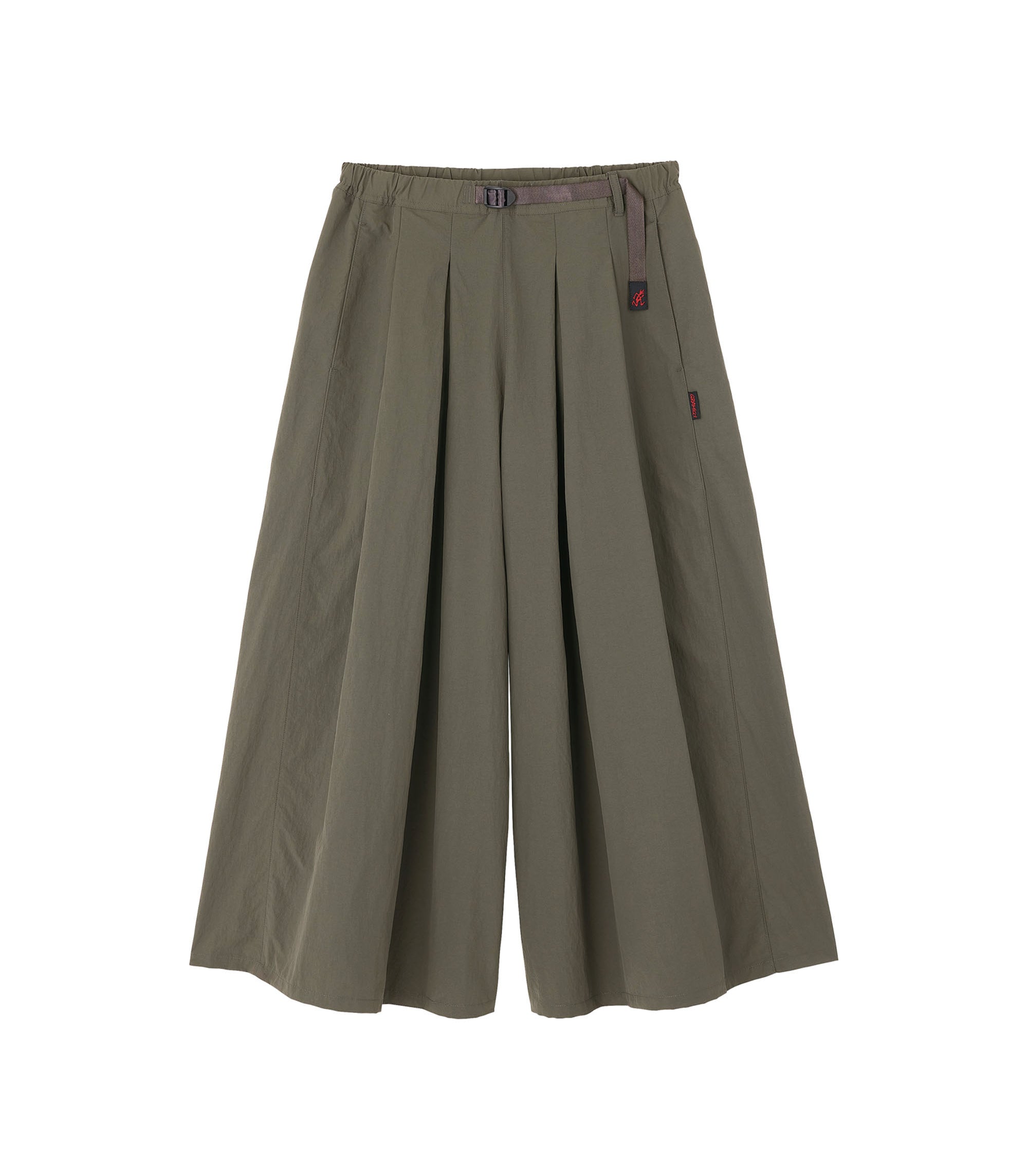 Nylon Flare Pant - Burnt Olive