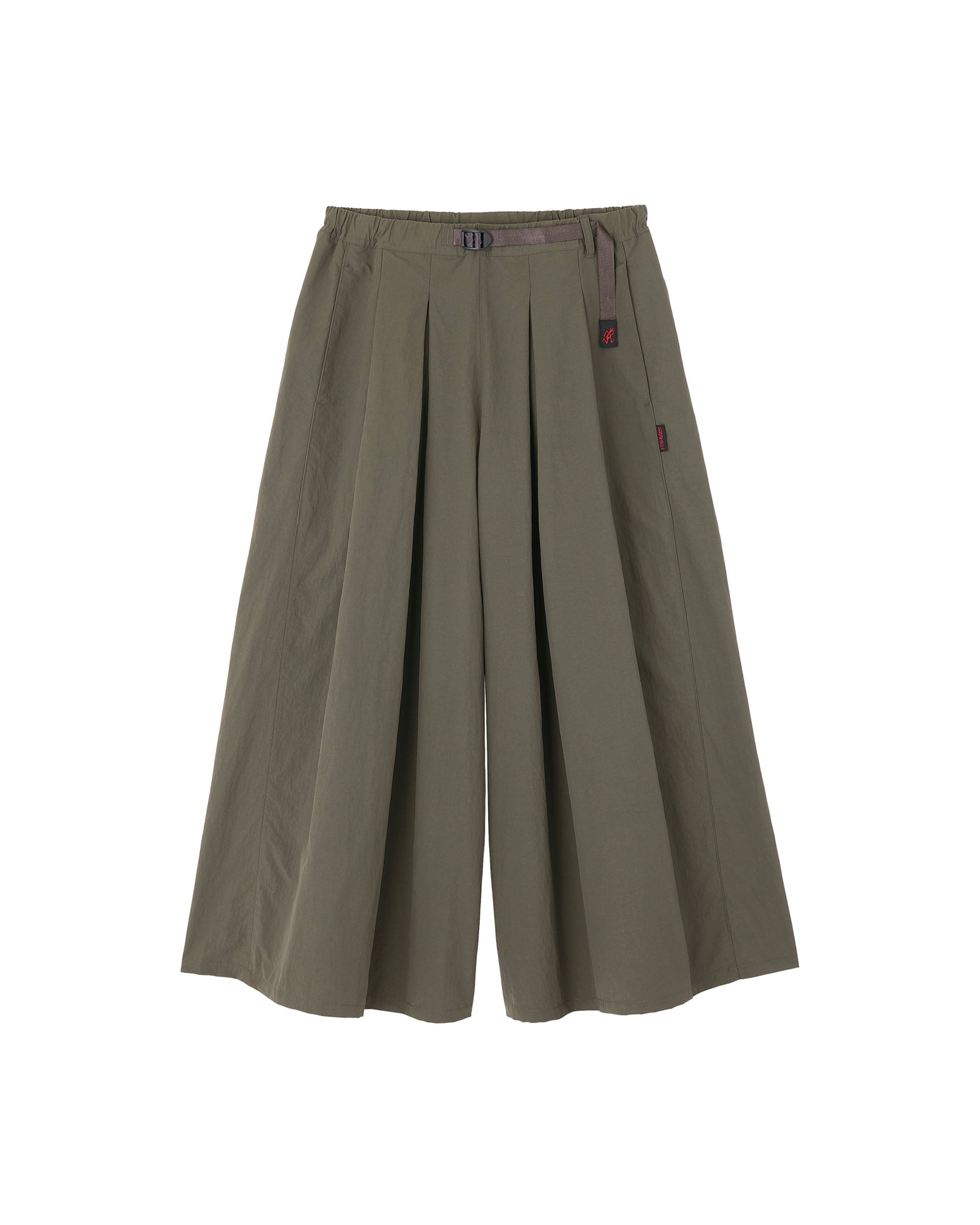 Nylon Flare Pant - Burnt Olive
