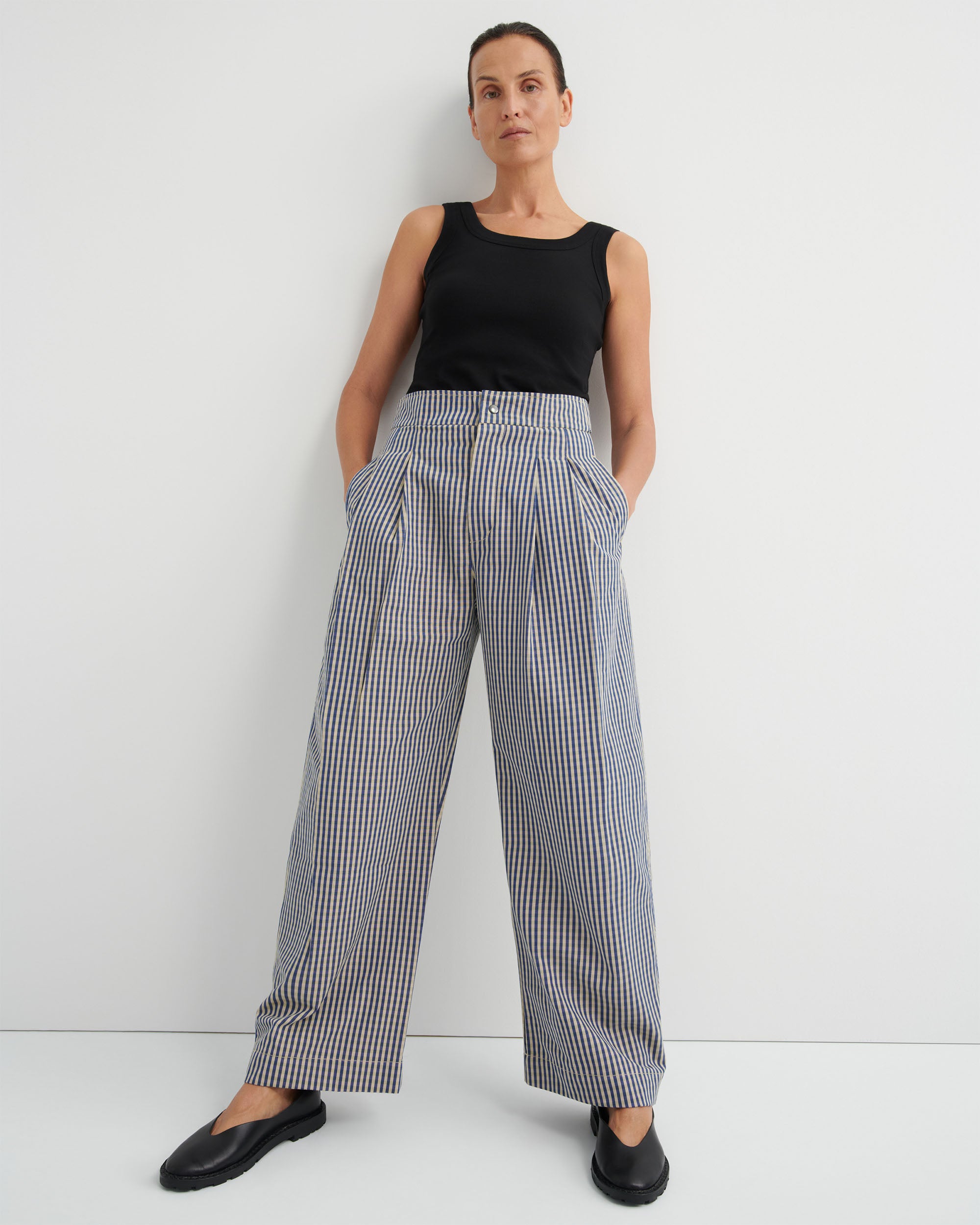 Sculpt Pant - Landscape Check
