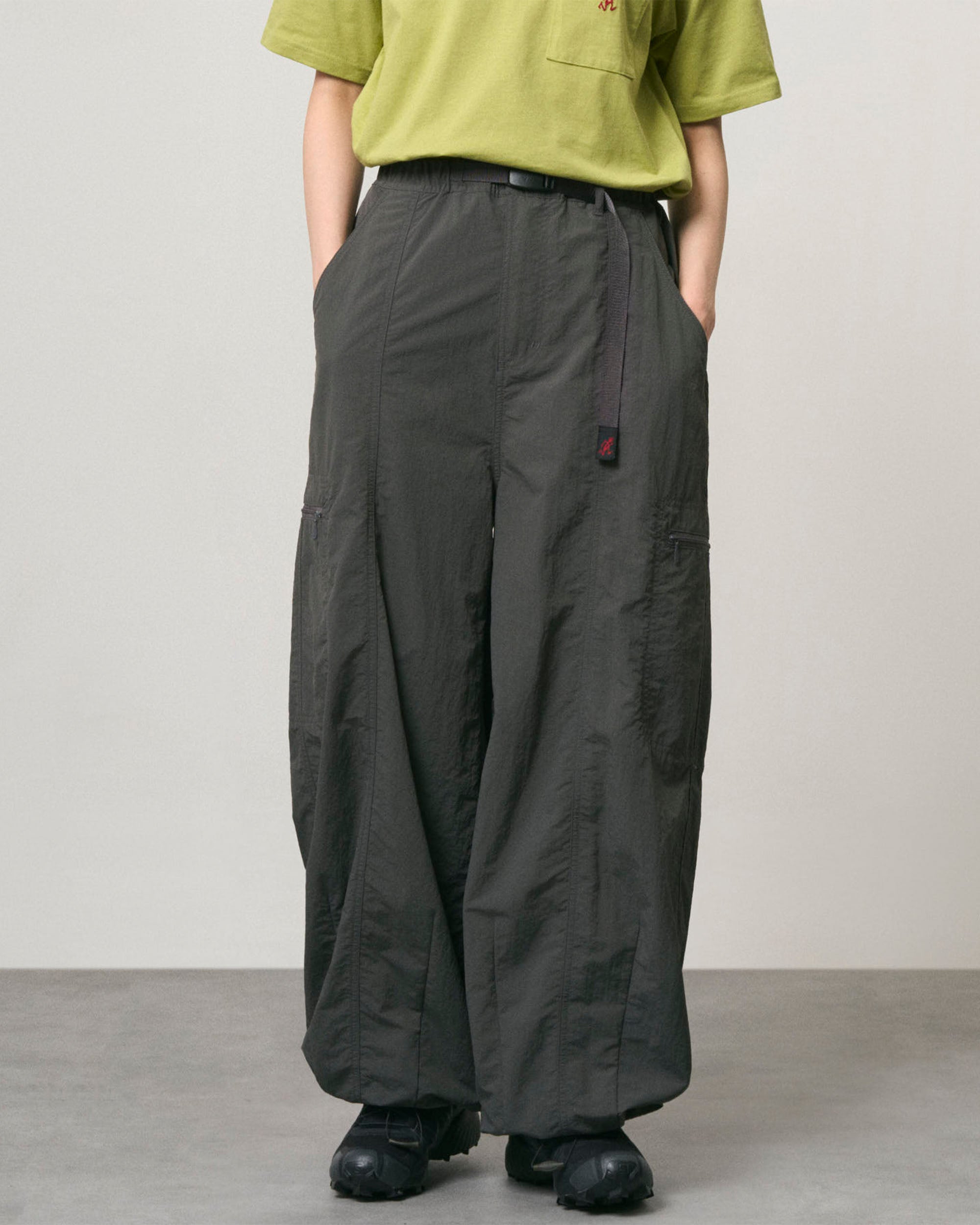 Nylon Loose Balloon Pant - Carbon