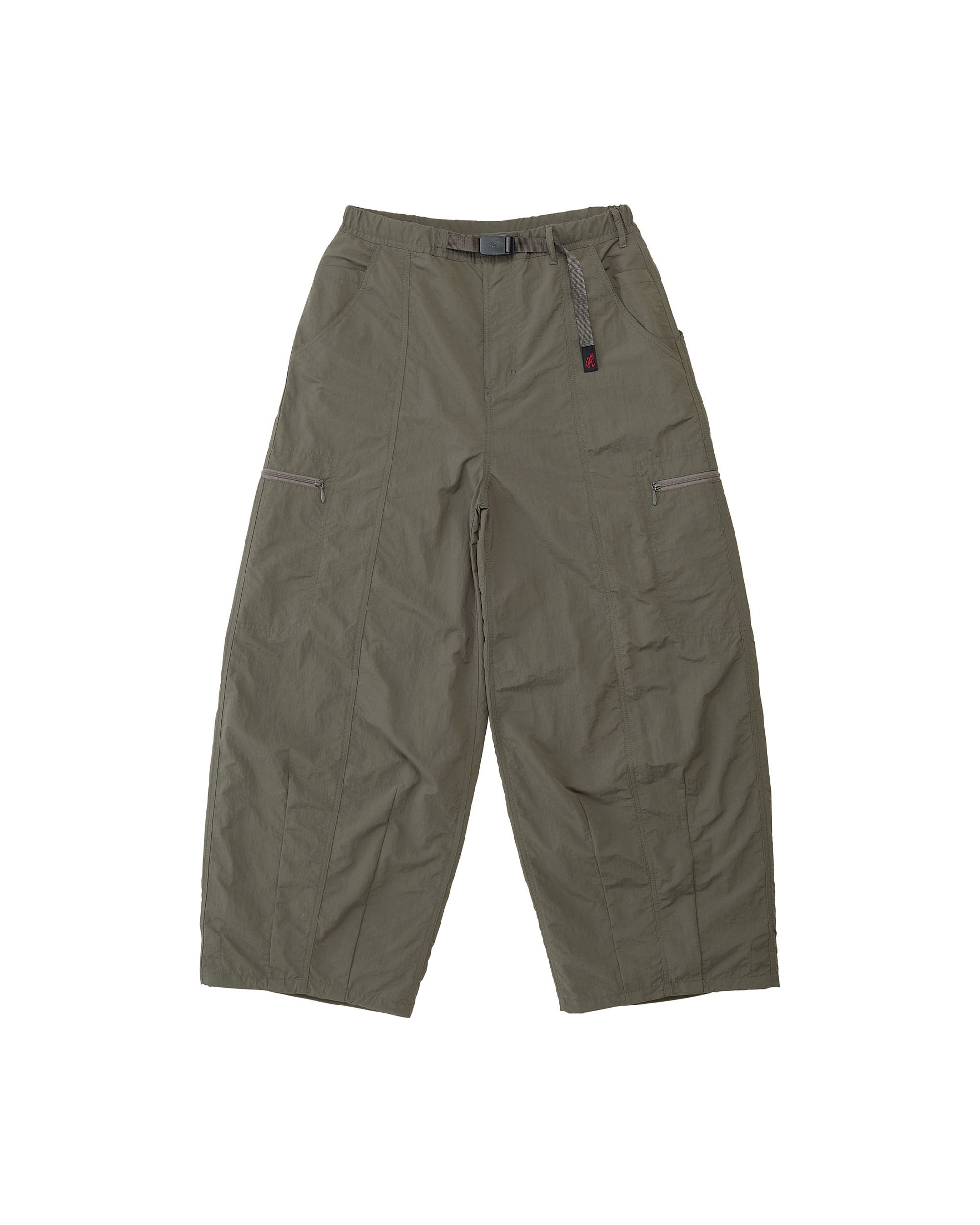 Nylon Loose Balloon Pant - Burnt Olive