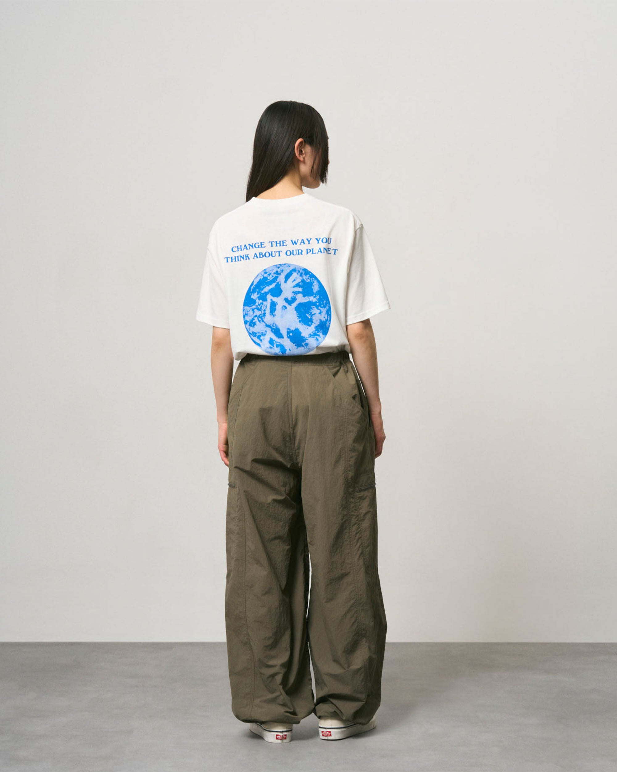 Nylon Loose Balloon Pant - Burnt Olive
