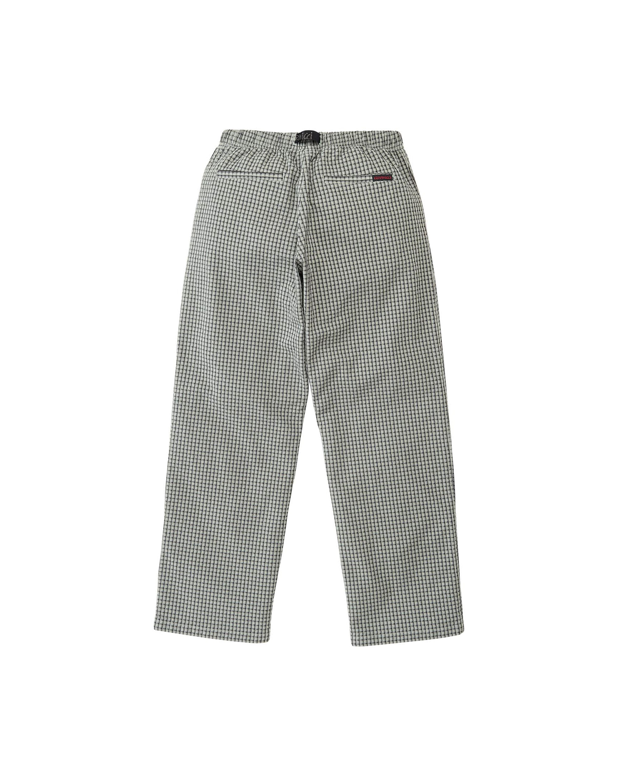 Dobby Plaid Gramicci Pant Straight Fit - Stone