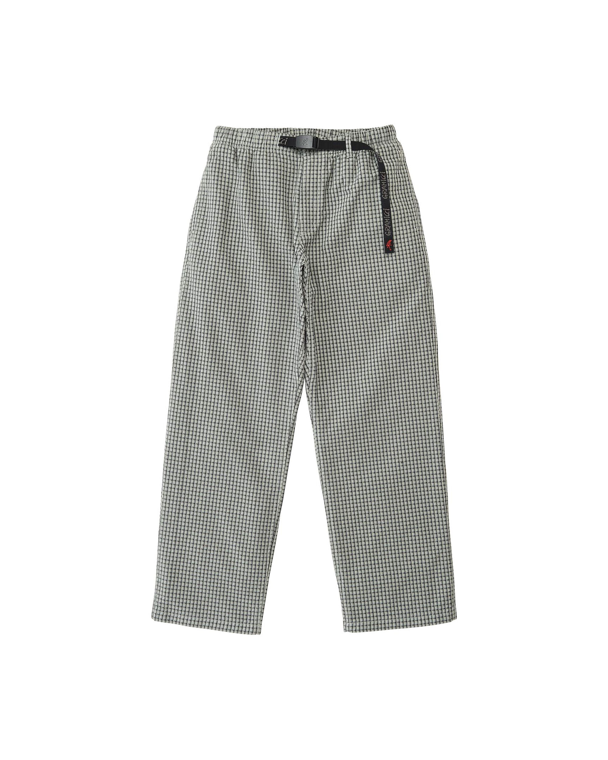 Dobby Plaid Gramicci Pant Straight Fit - Stone