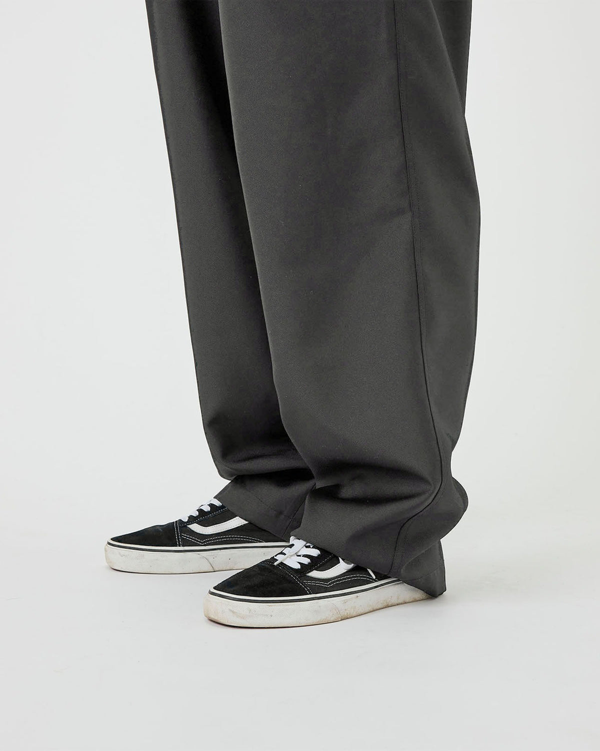 Polyester Twill Club Buckle Pants - Dark Navy