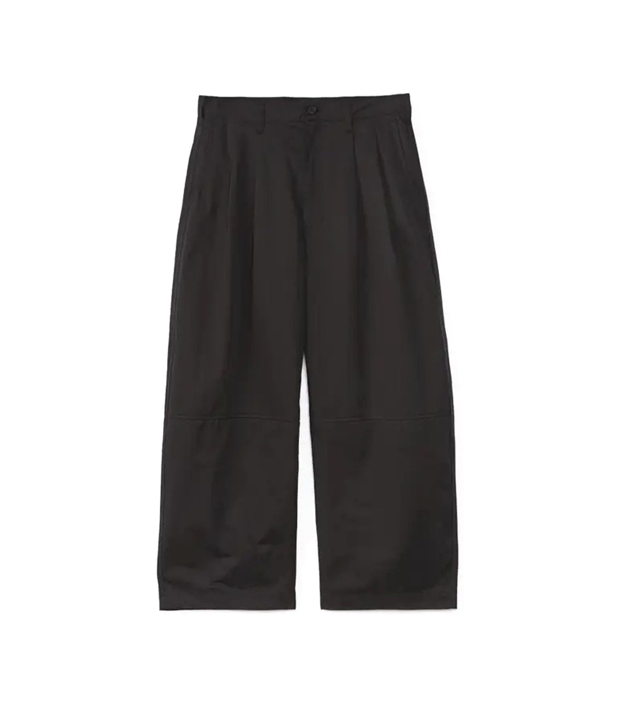 Double Pleated Pants - Black