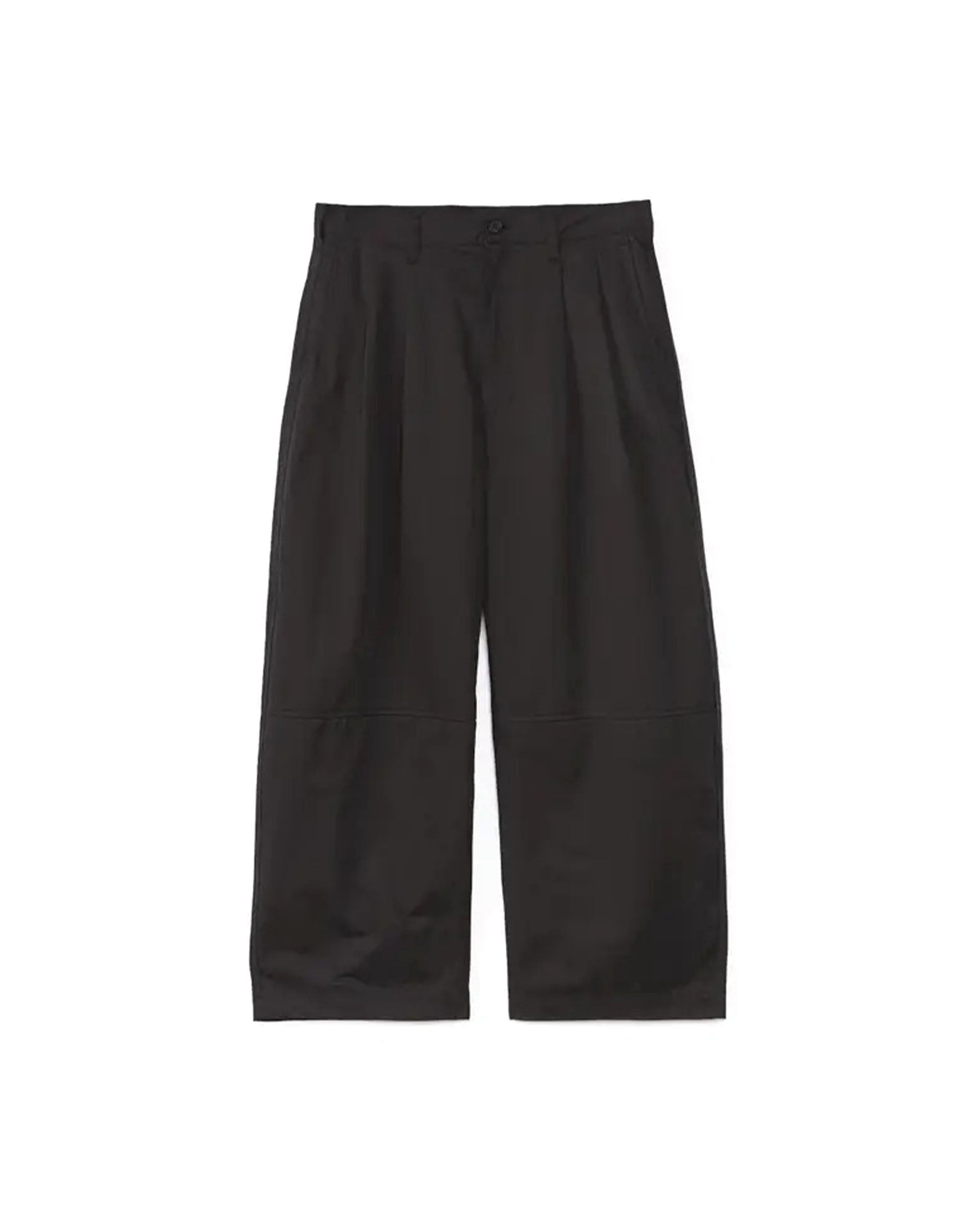 Double Pleated Pants - Black