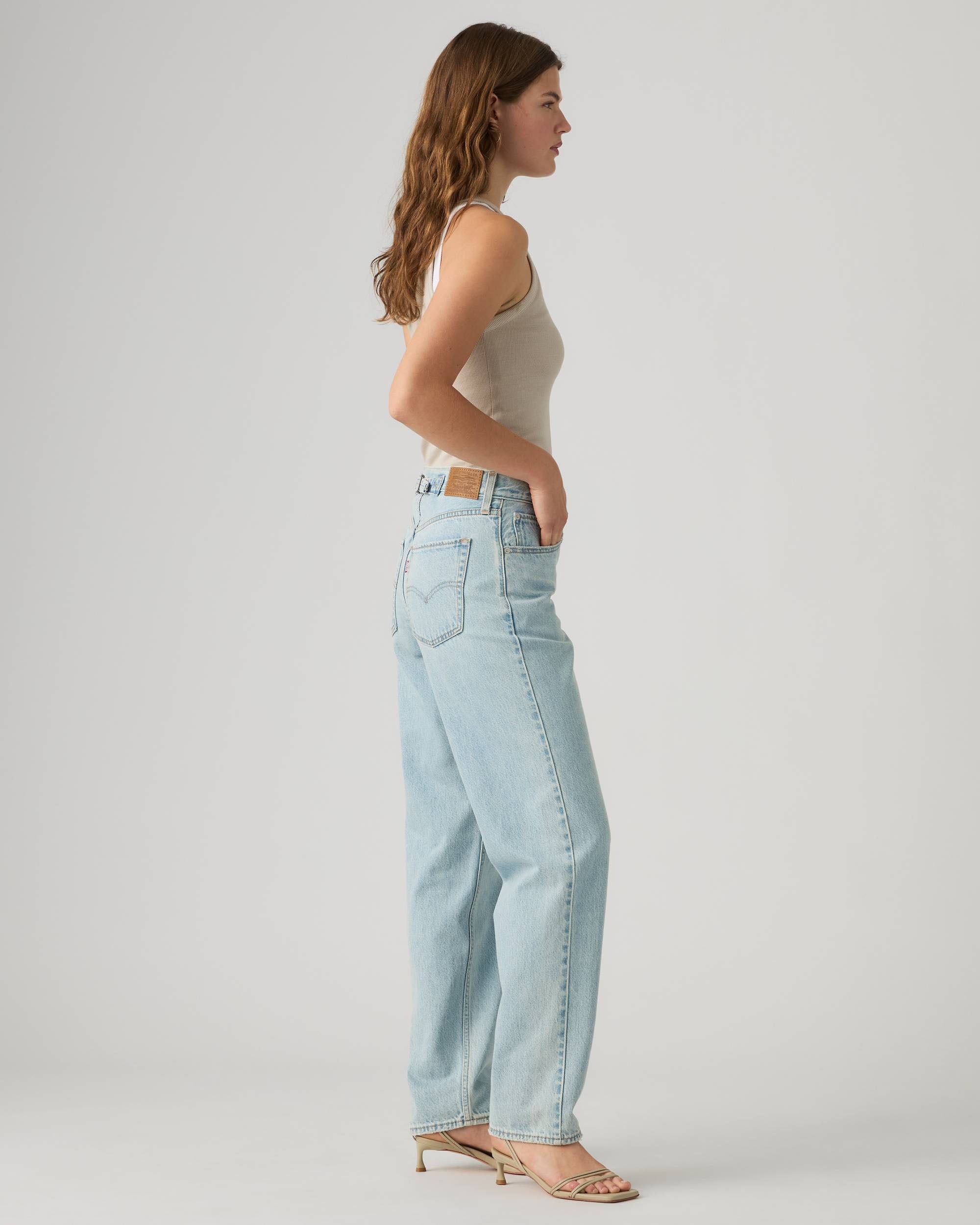 Women's Loose Taper Jeans - Message Sent