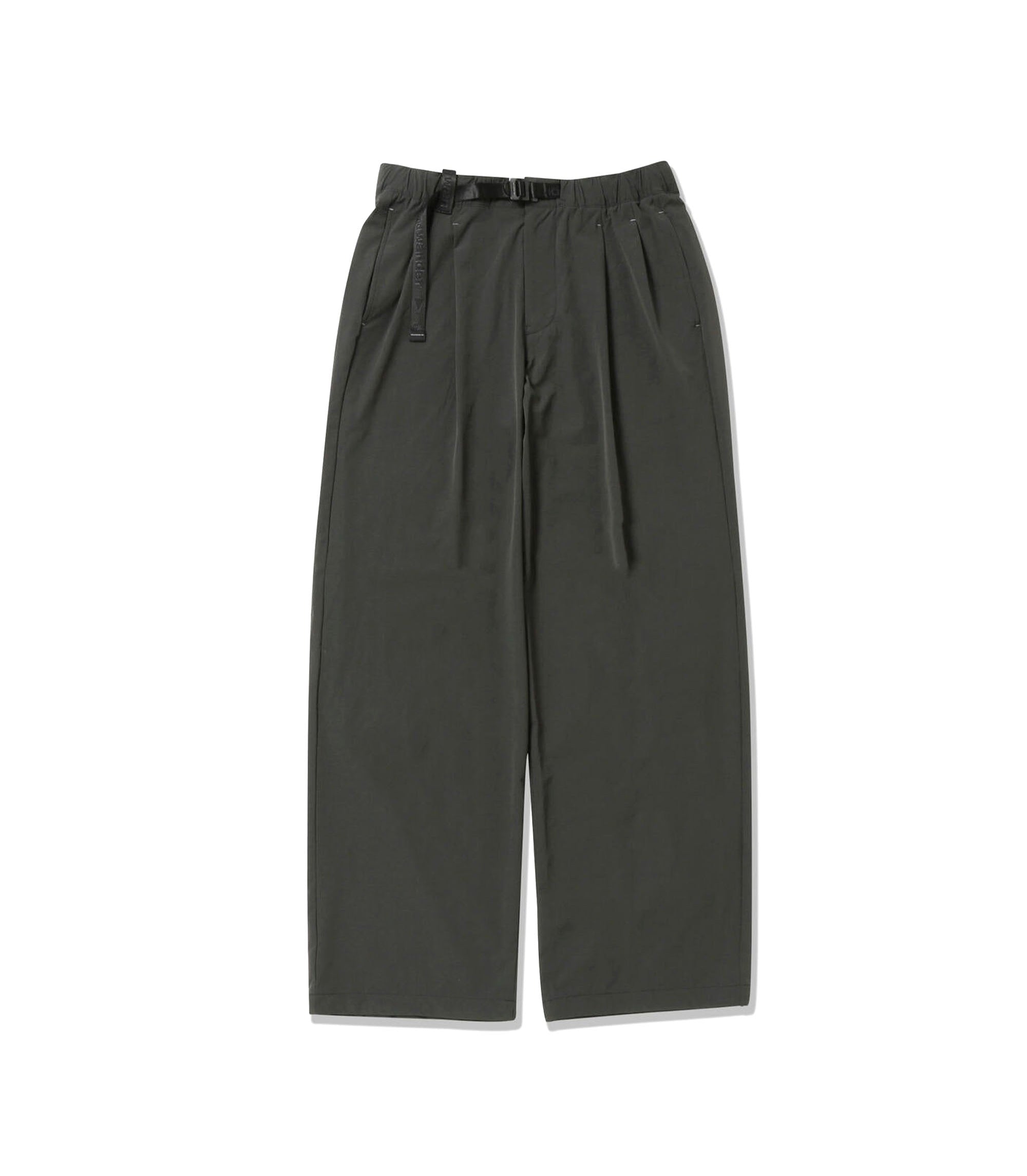 Light Weight Cloth Wide Pants - Charcoal