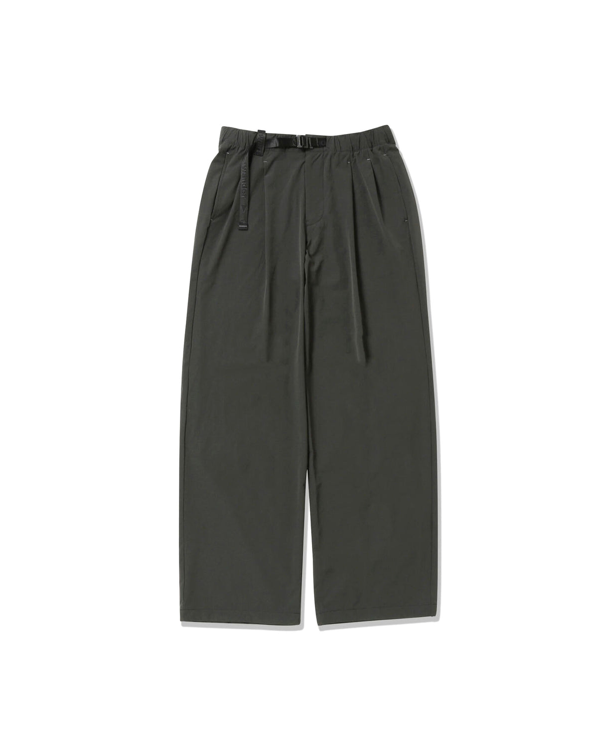 Light Weight Cloth Wide Pants - Charcoal