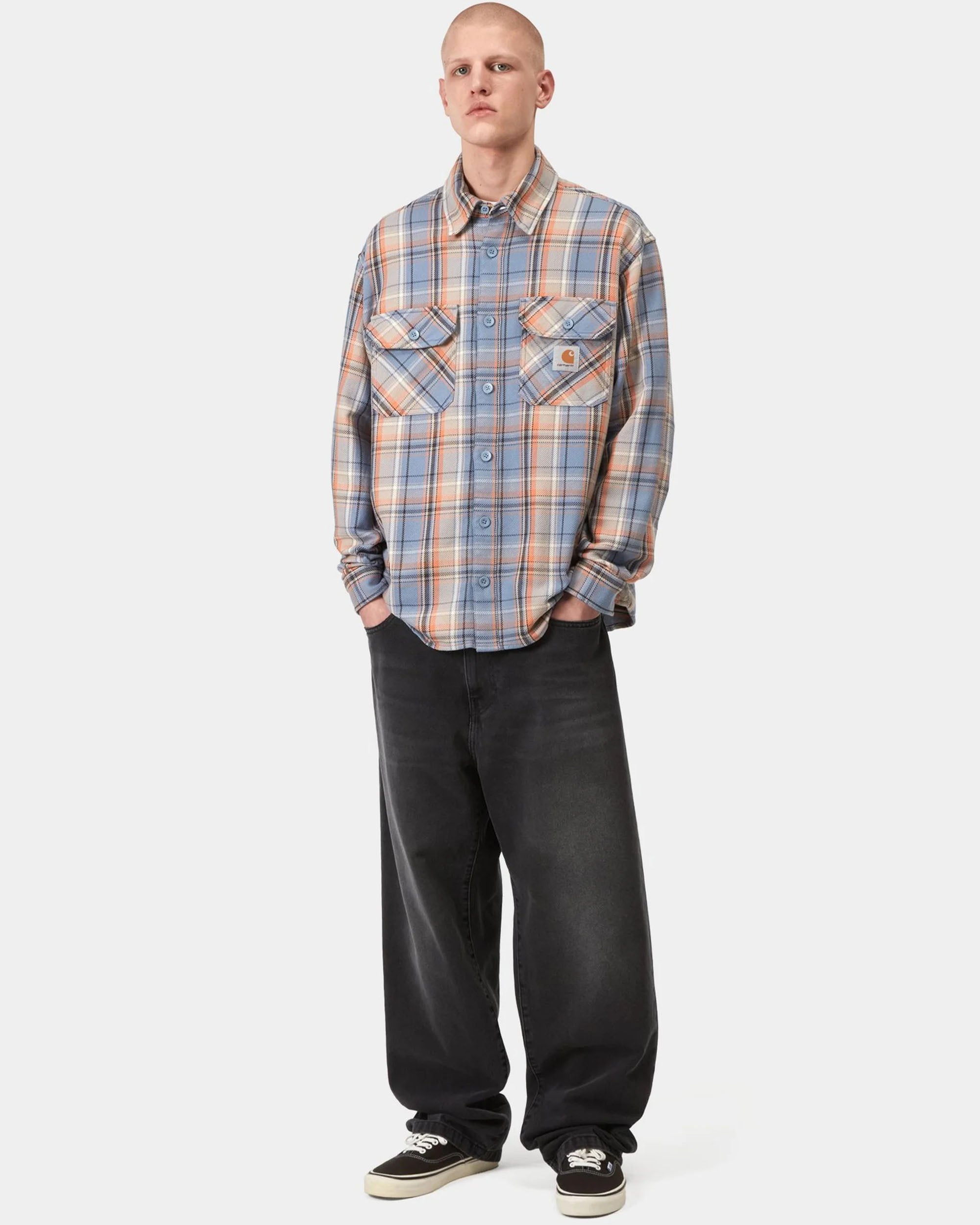 Landon Pant - Black Worn Bleached