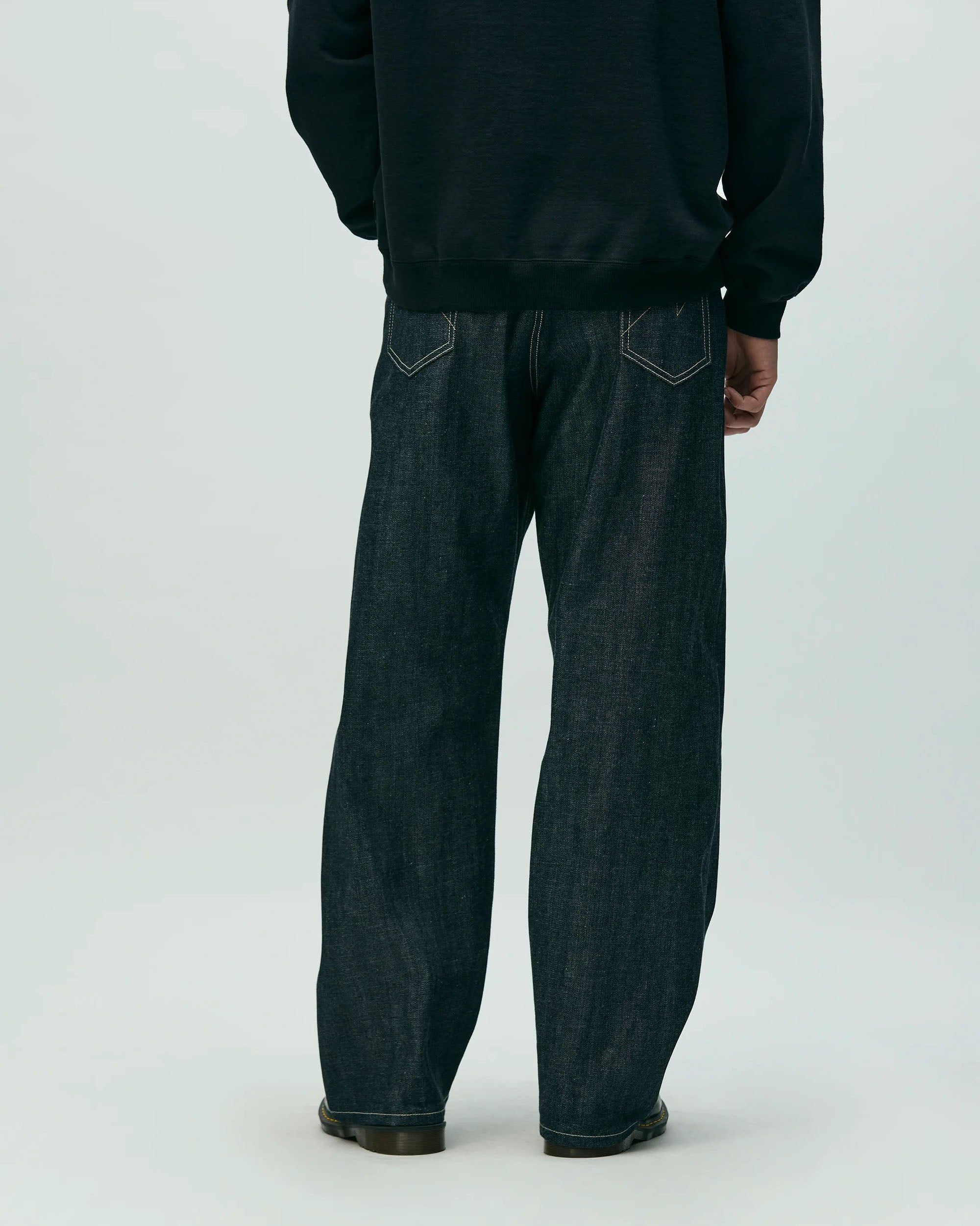 Rigid Denim DP Wide Pants - Indigo