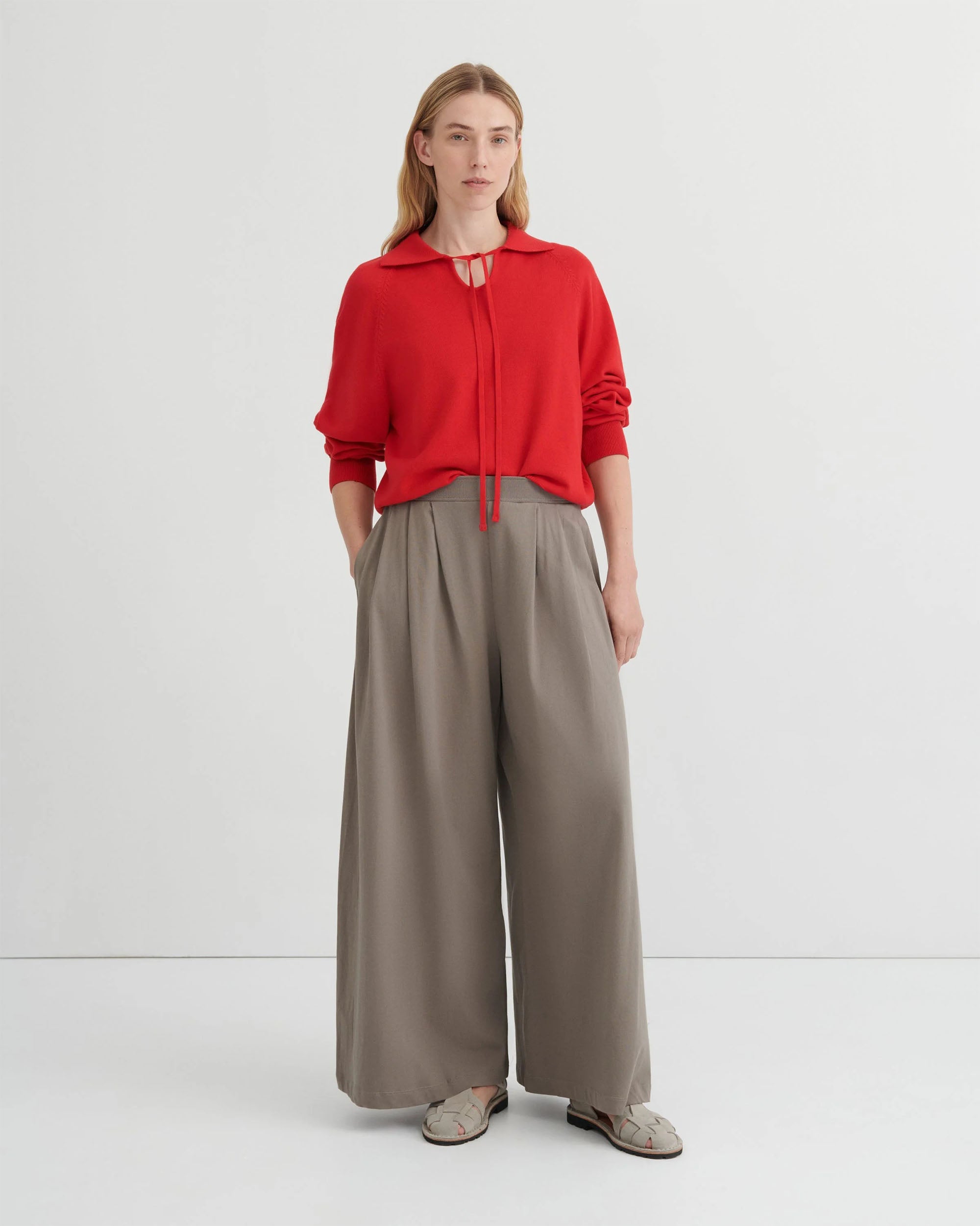 Drape Pant - Flint