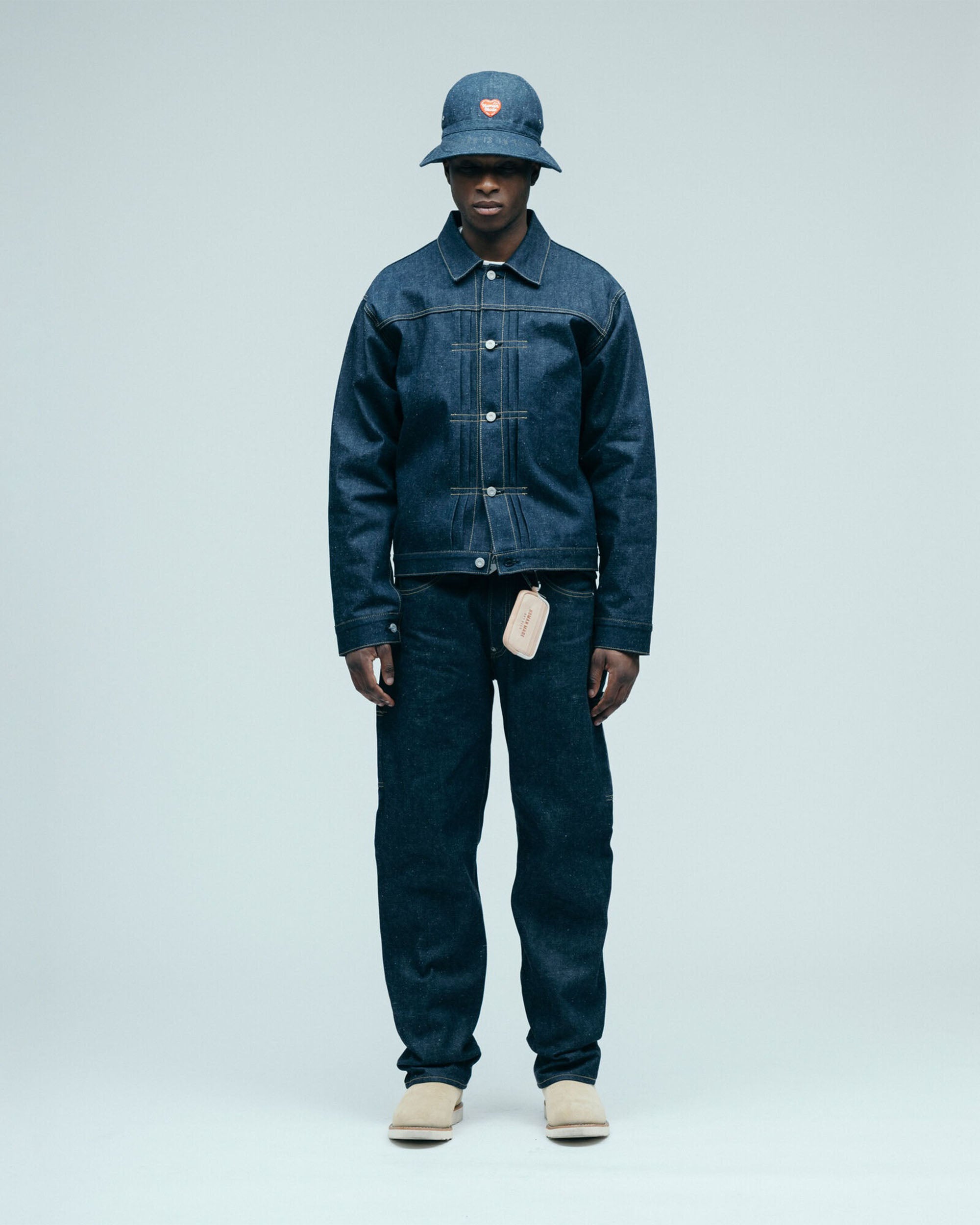 Straight Denim Pants - Past Indigo